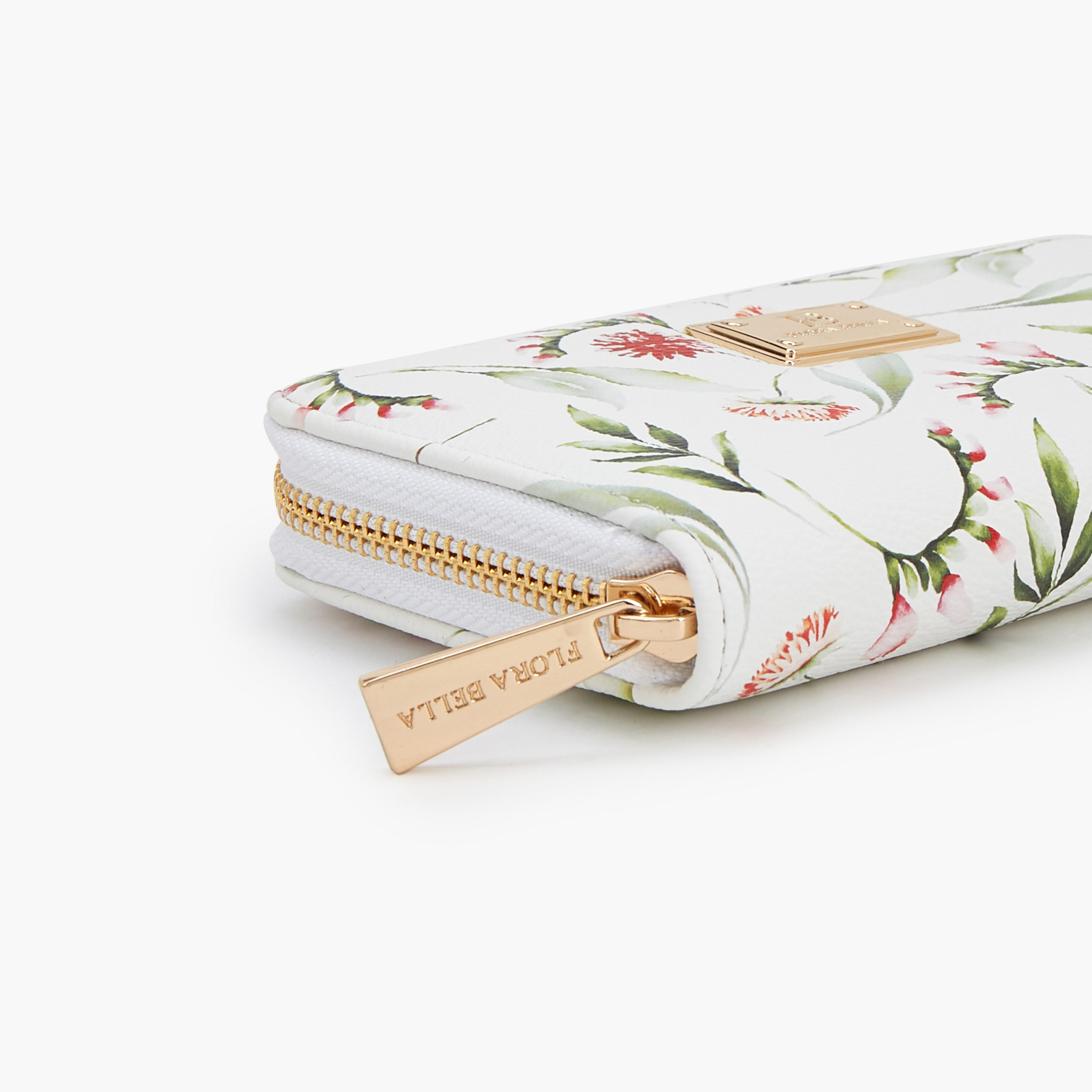 Flora Bella Printed Wallet with Zip Closure-women-bagsandwallets-wallets-image-4