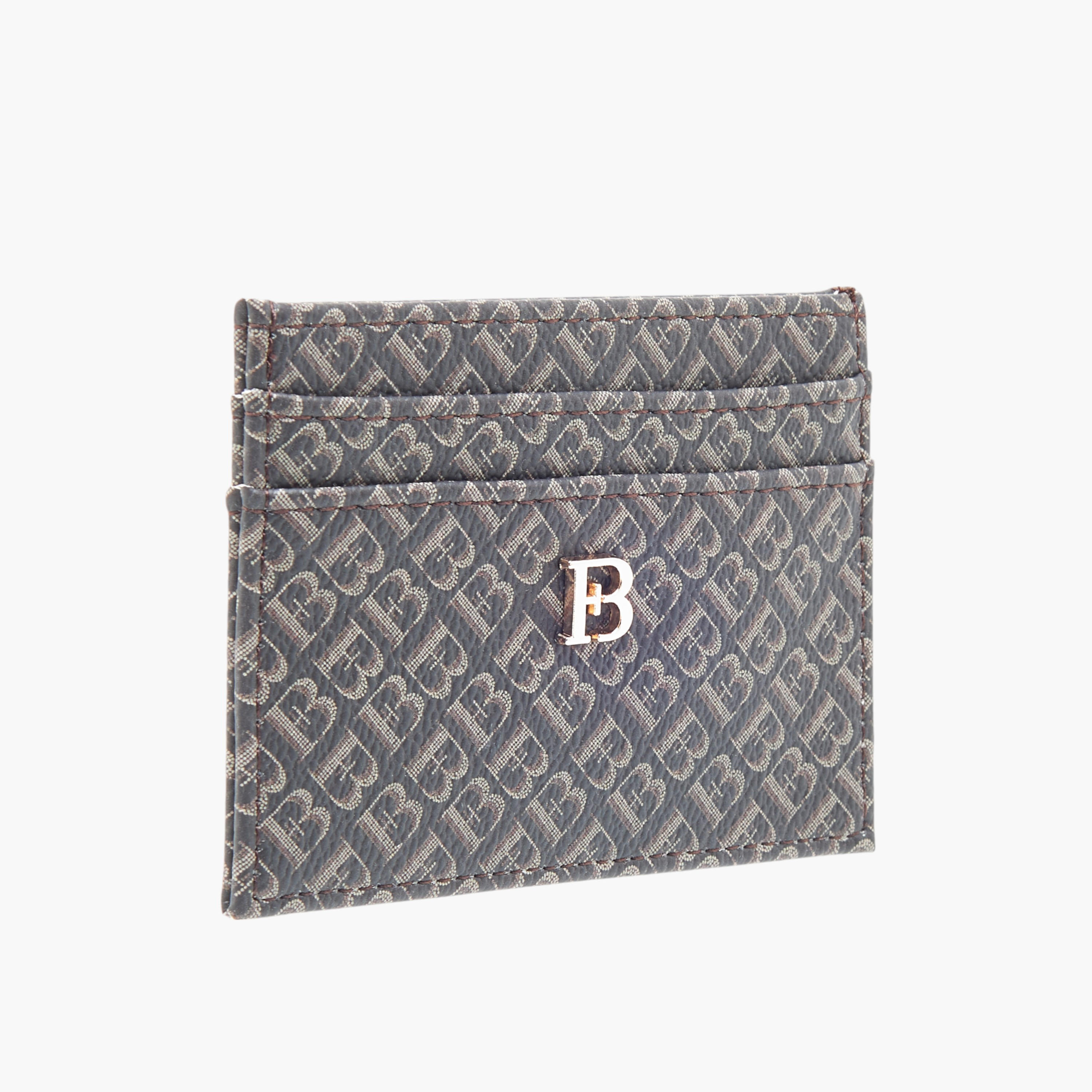 Flora Bella Monogram Print Card Holder-women-bagsandwallets-wallets-image-2
