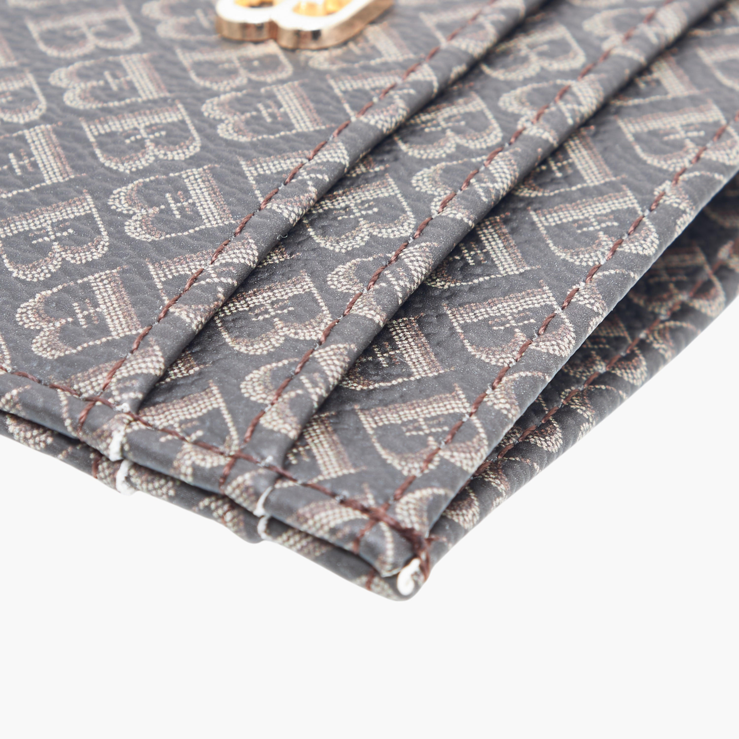 Flora Bella Monogram Print Card Holder-women-bagsandwallets-wallets-image-3