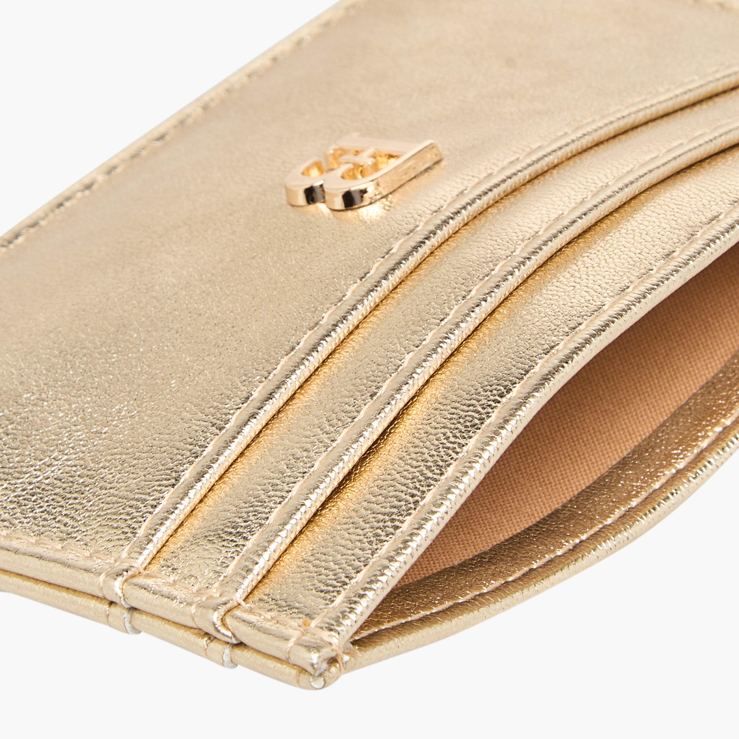 حامل بطاقات بفتحة علوية وتزيينات شعار من فلورا بيلا-women-bagsandwallets-wallets-image-3