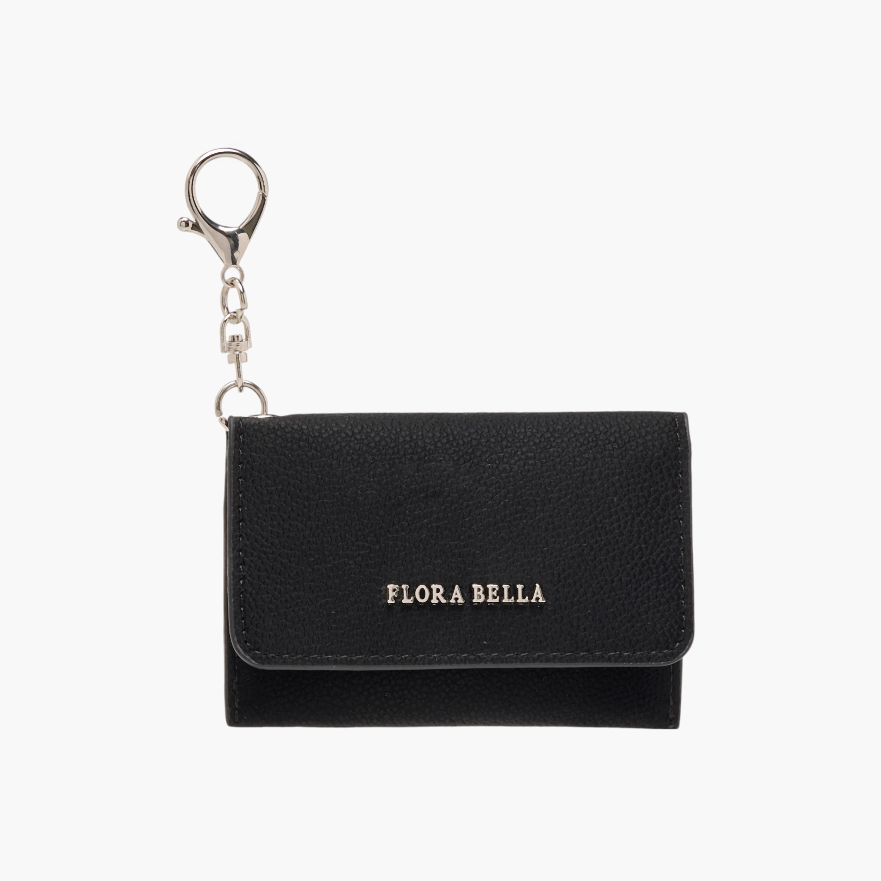 Flora Bella Solid Card Holder with Button Closure-women-bagsandwallets-wallets-image-1
