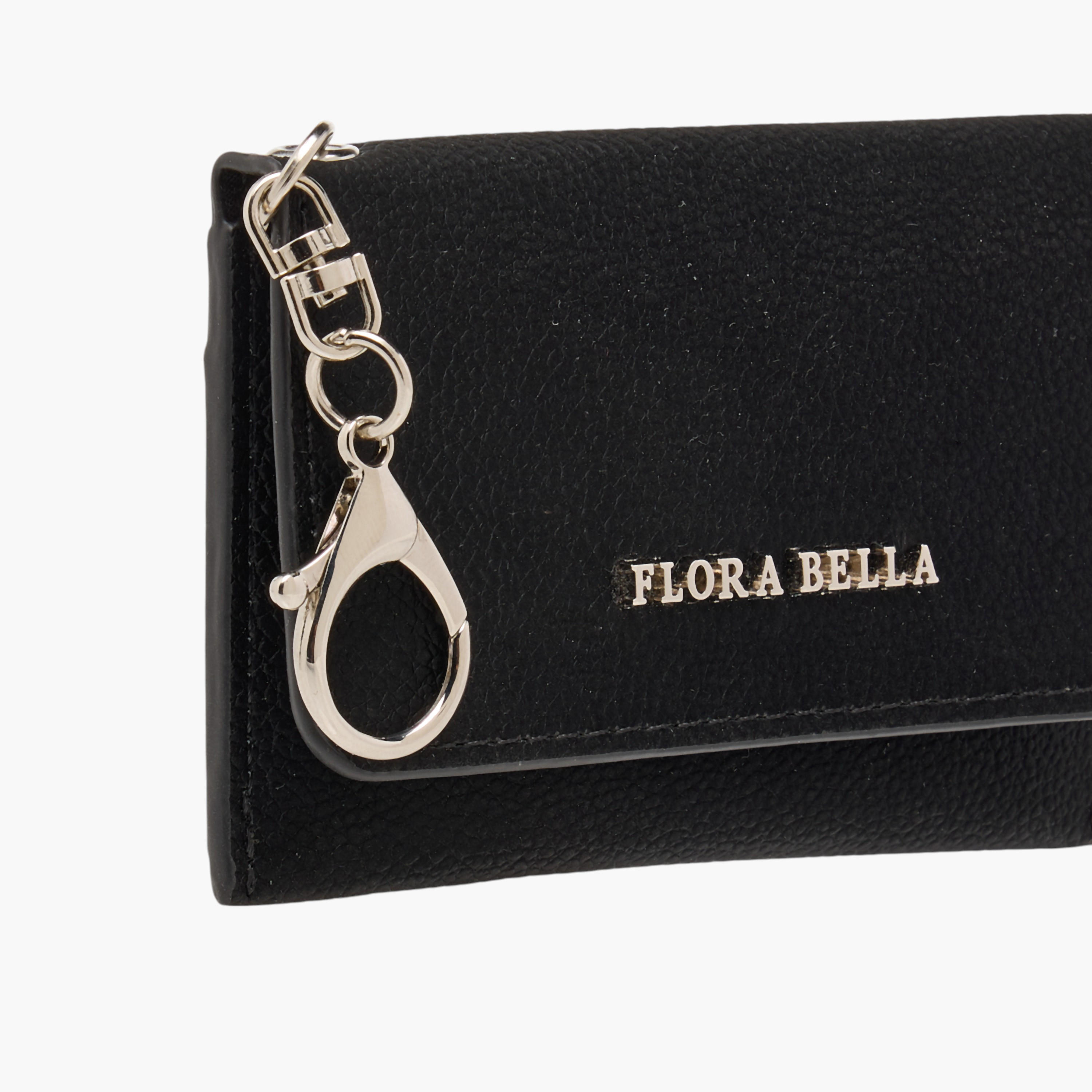 Flora Bella Solid Card Holder with Button Closure-women-bagsandwallets-wallets-image-3