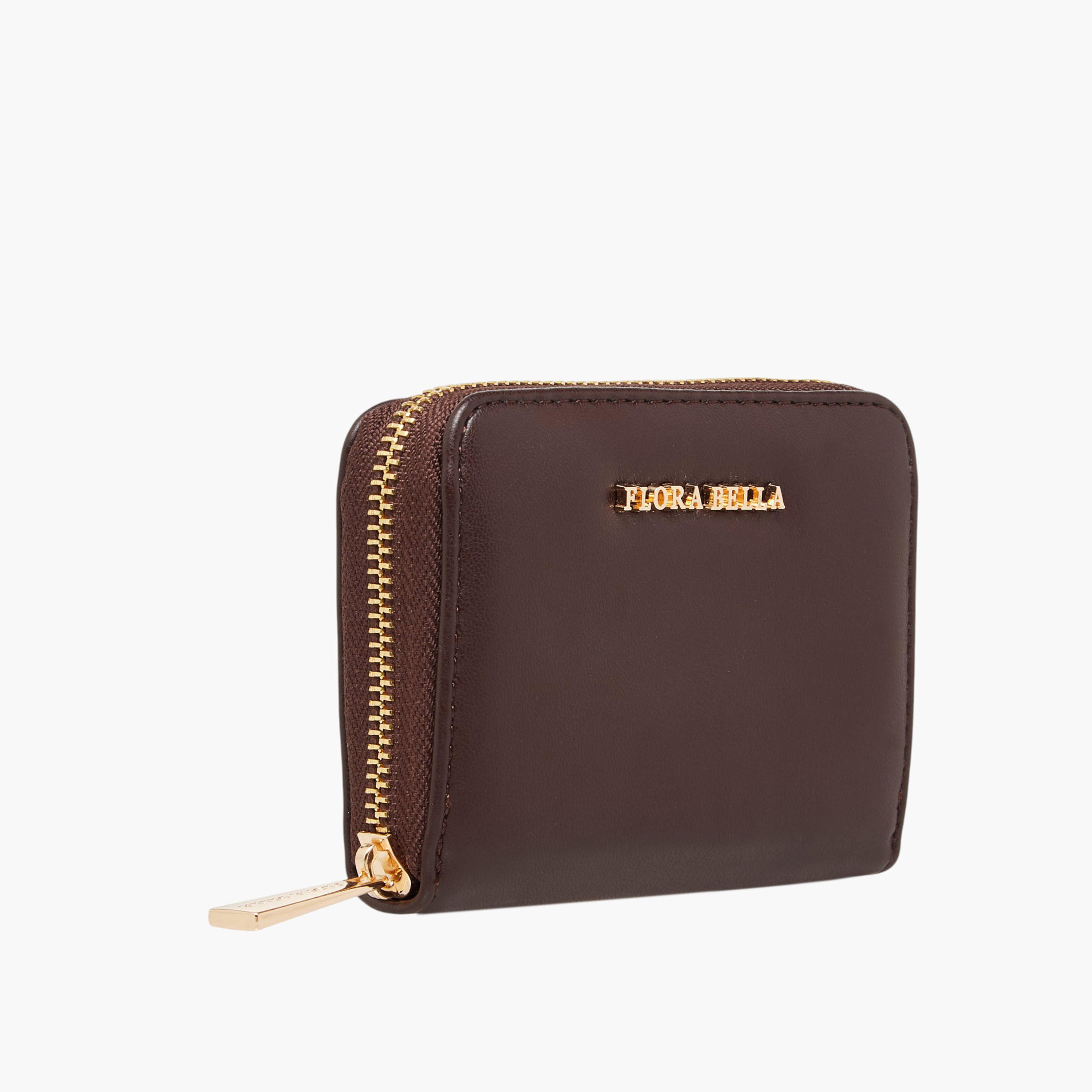 Flora Bella Solid Wallet with Zip Closure-women-bagsandwallets-wallets-image-2