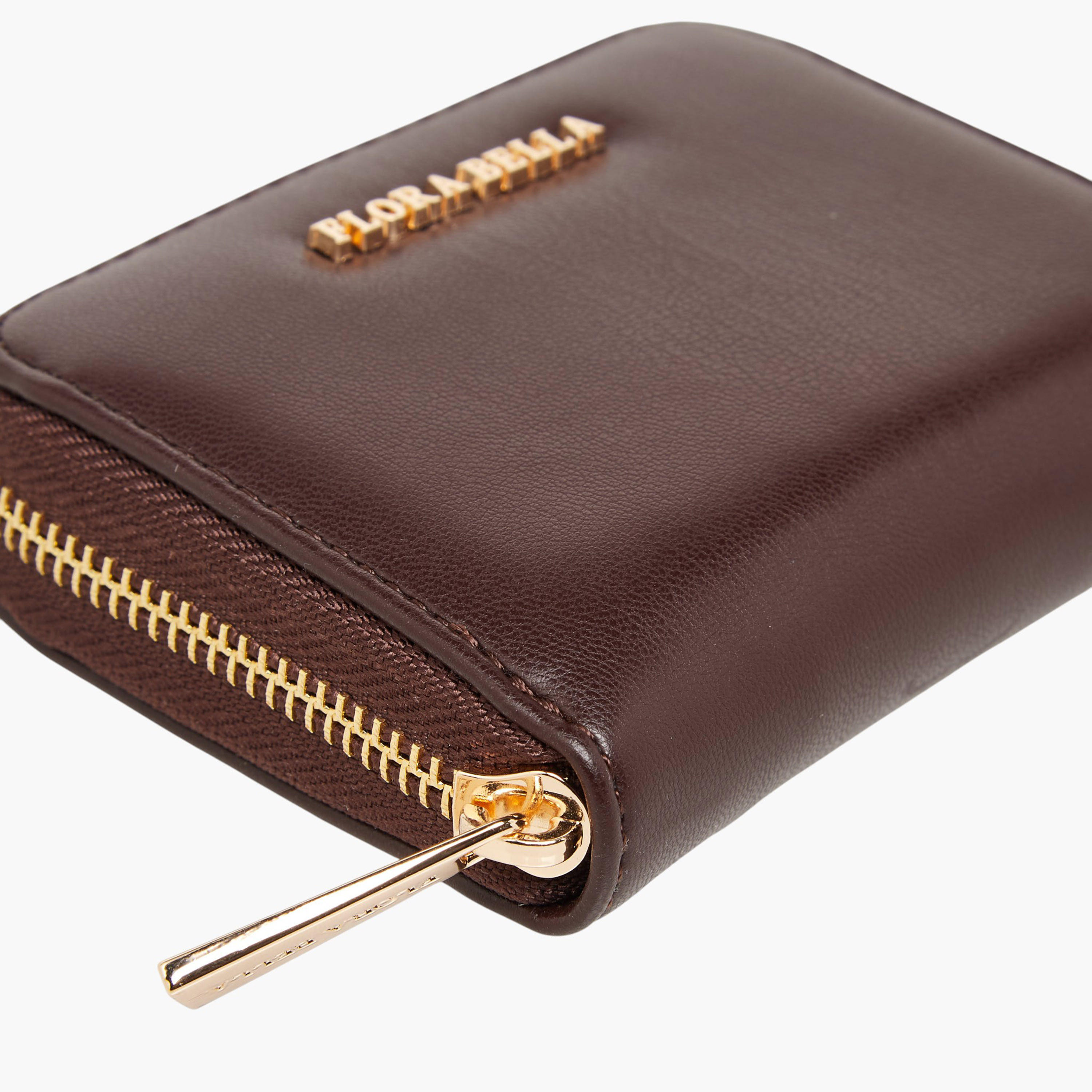 Flora Bella Solid Wallet with Zip Closure-women-bagsandwallets-wallets-image-3