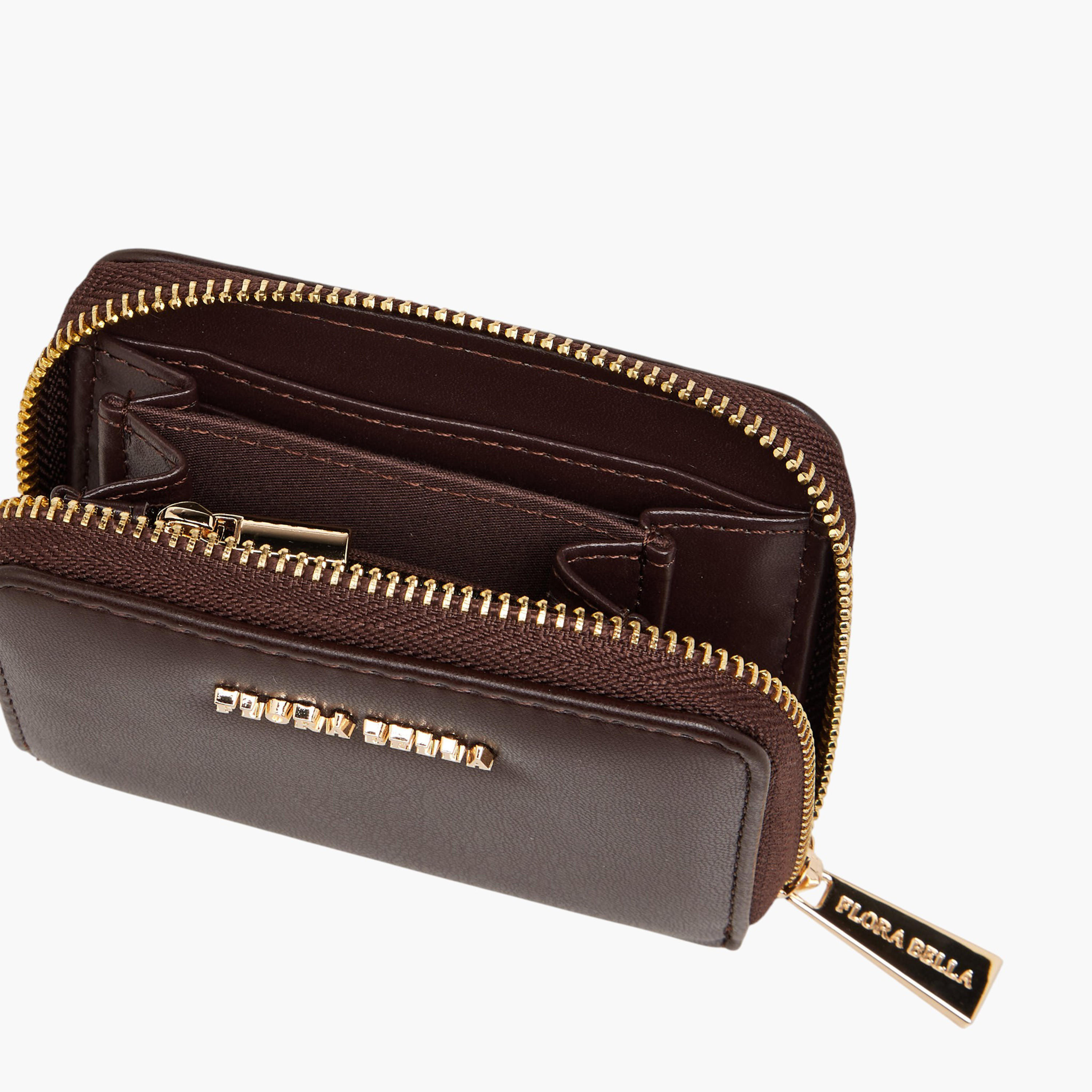 Flora Bella Solid Wallet with Zip Closure-women-bagsandwallets-wallets-image-5