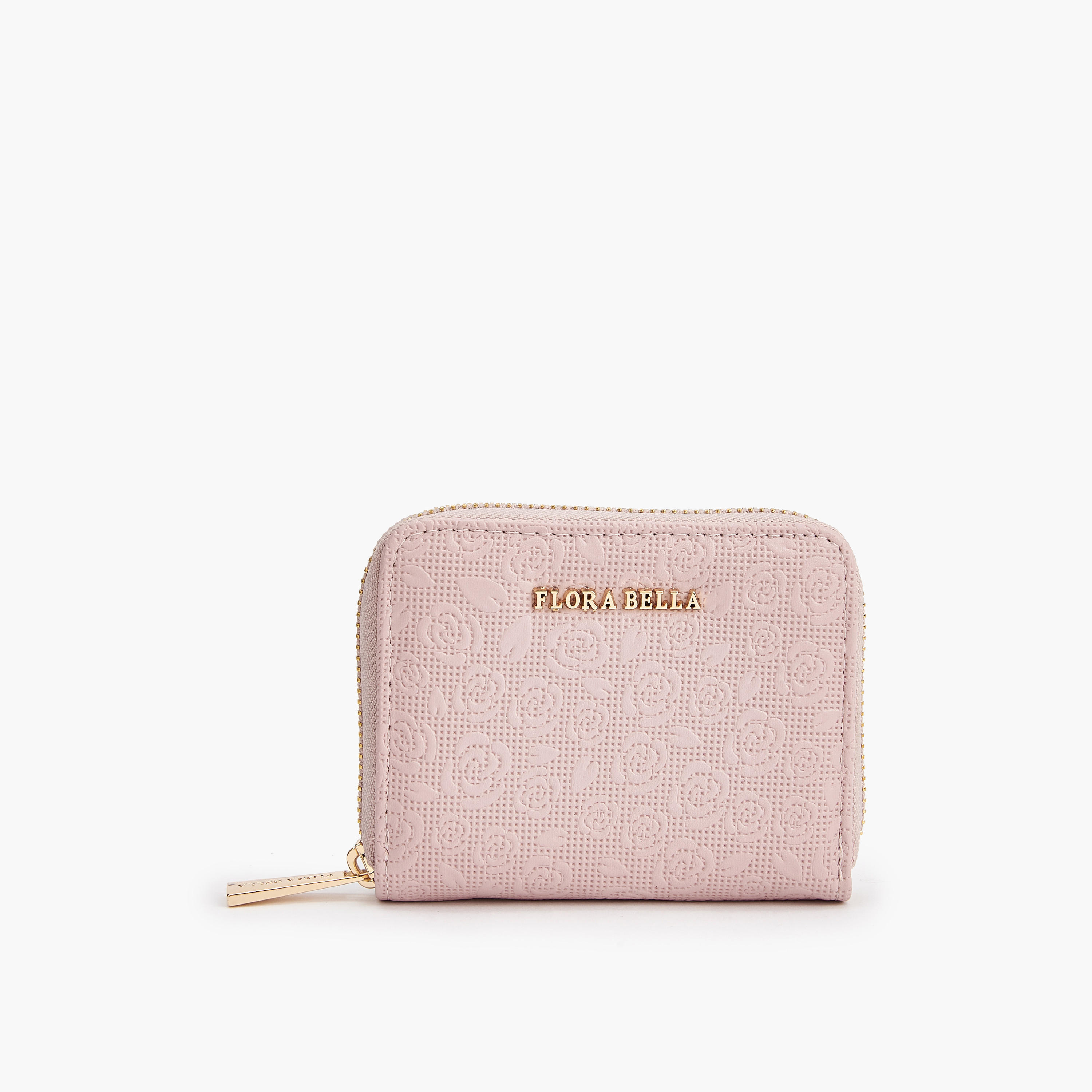 Flora Bella Floral Textured Zip-Around Wallet-women-bagsandwallets-wallets-image-1