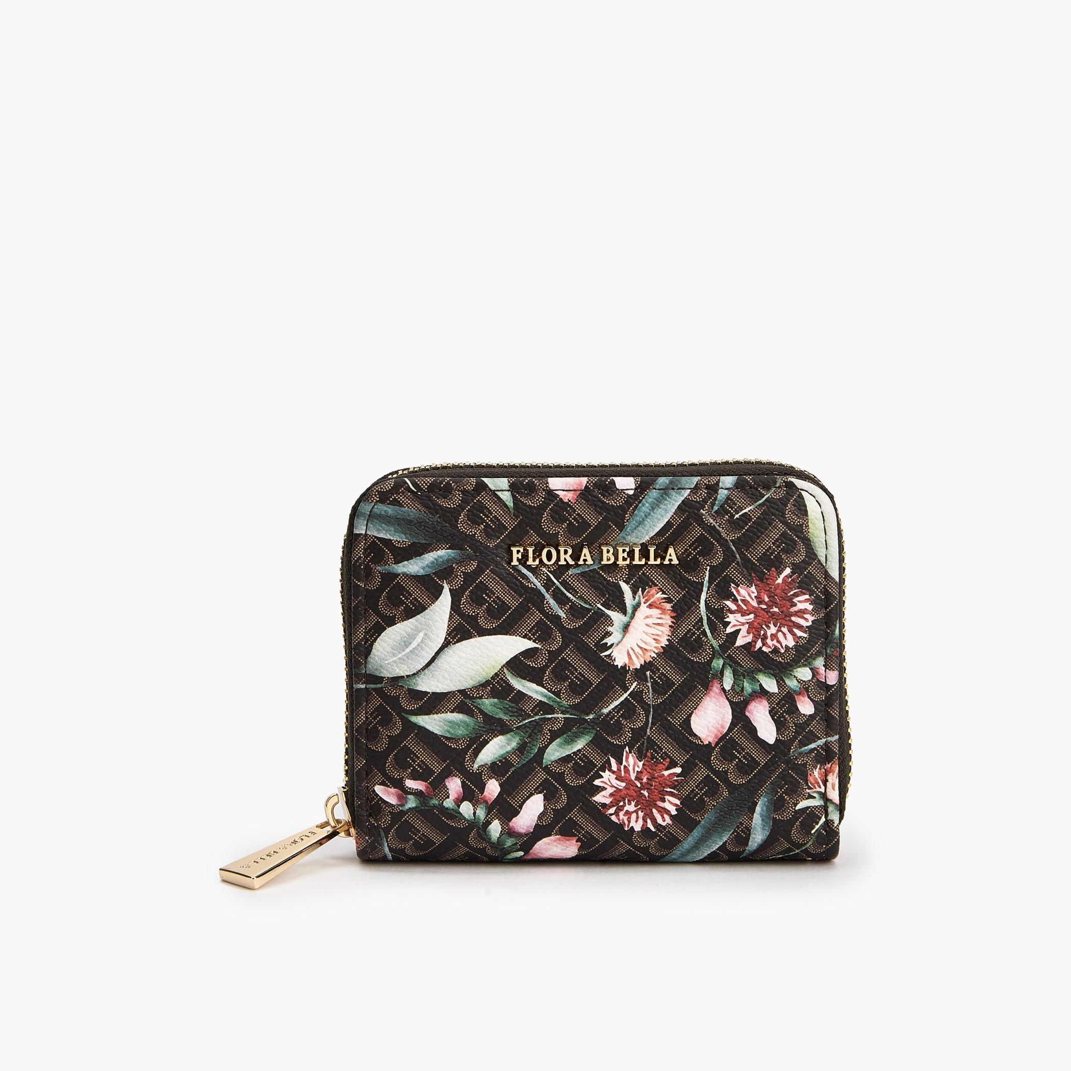 Flora Bella Floral Monogram Print Zip-Around Wallet-women-bagsandwallets-wallets-image-1