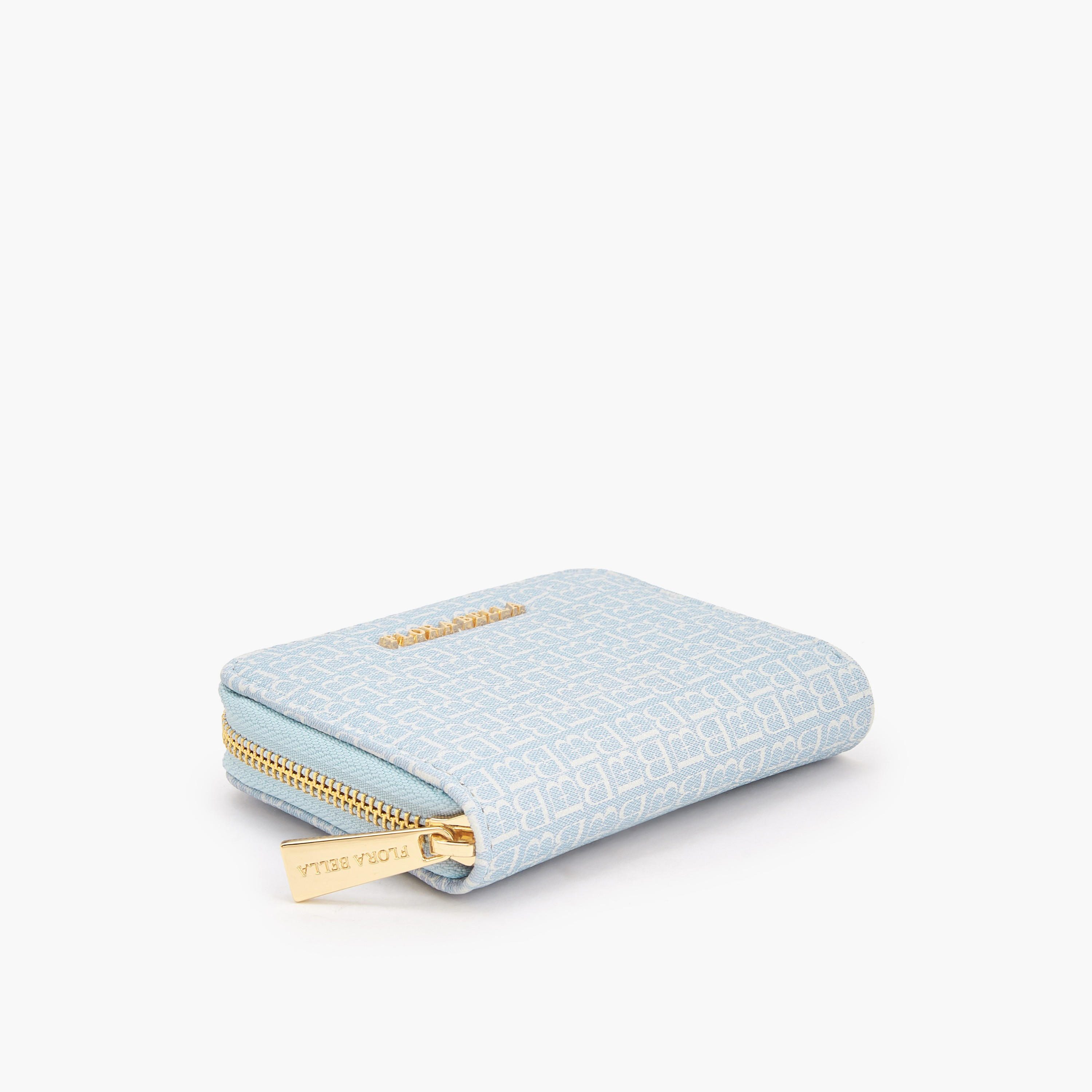 Flora Bella Monogram Print Zip Around Wallet-women-bagsandwallets-wallets-image-5