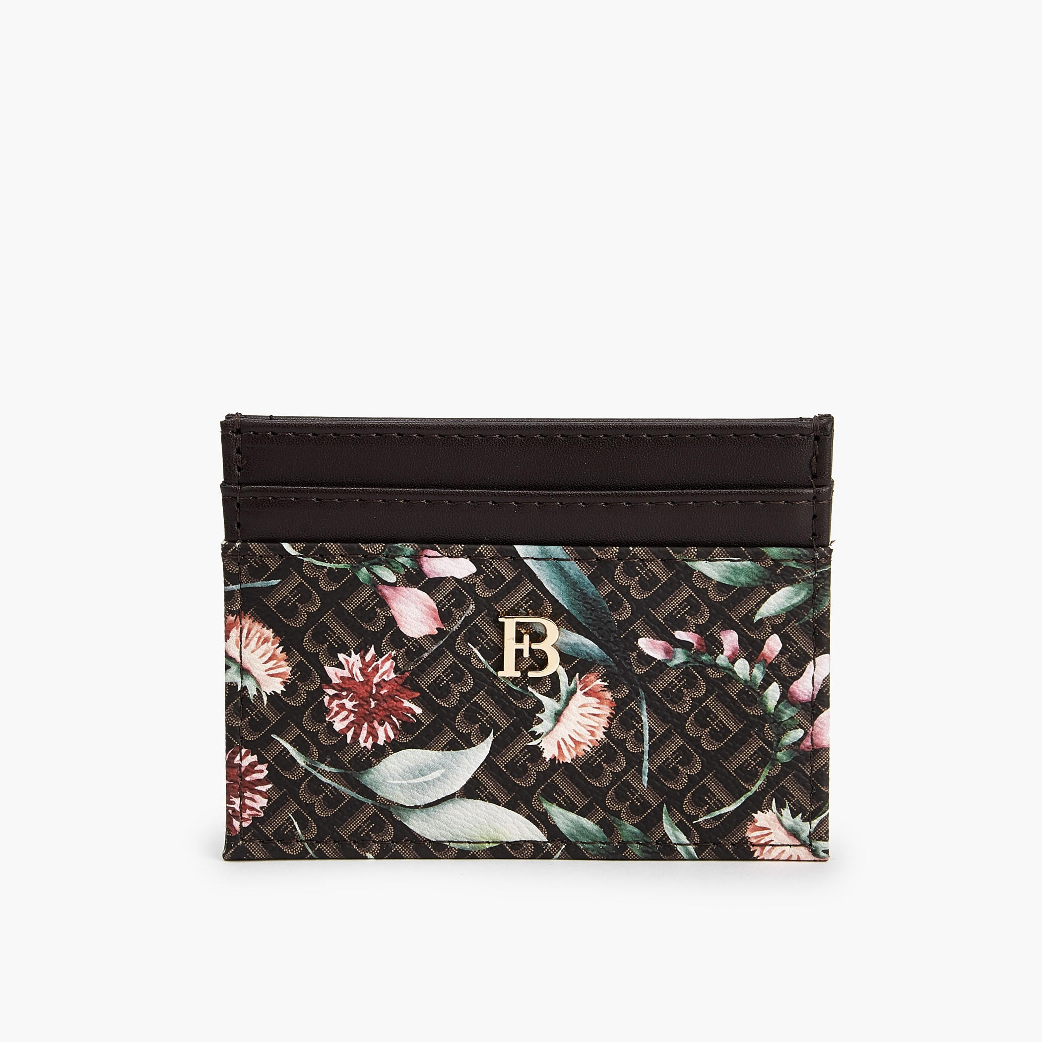 Flora Bella Monogram Print Card Holder-women-bagsandwallets-wallets-image-1