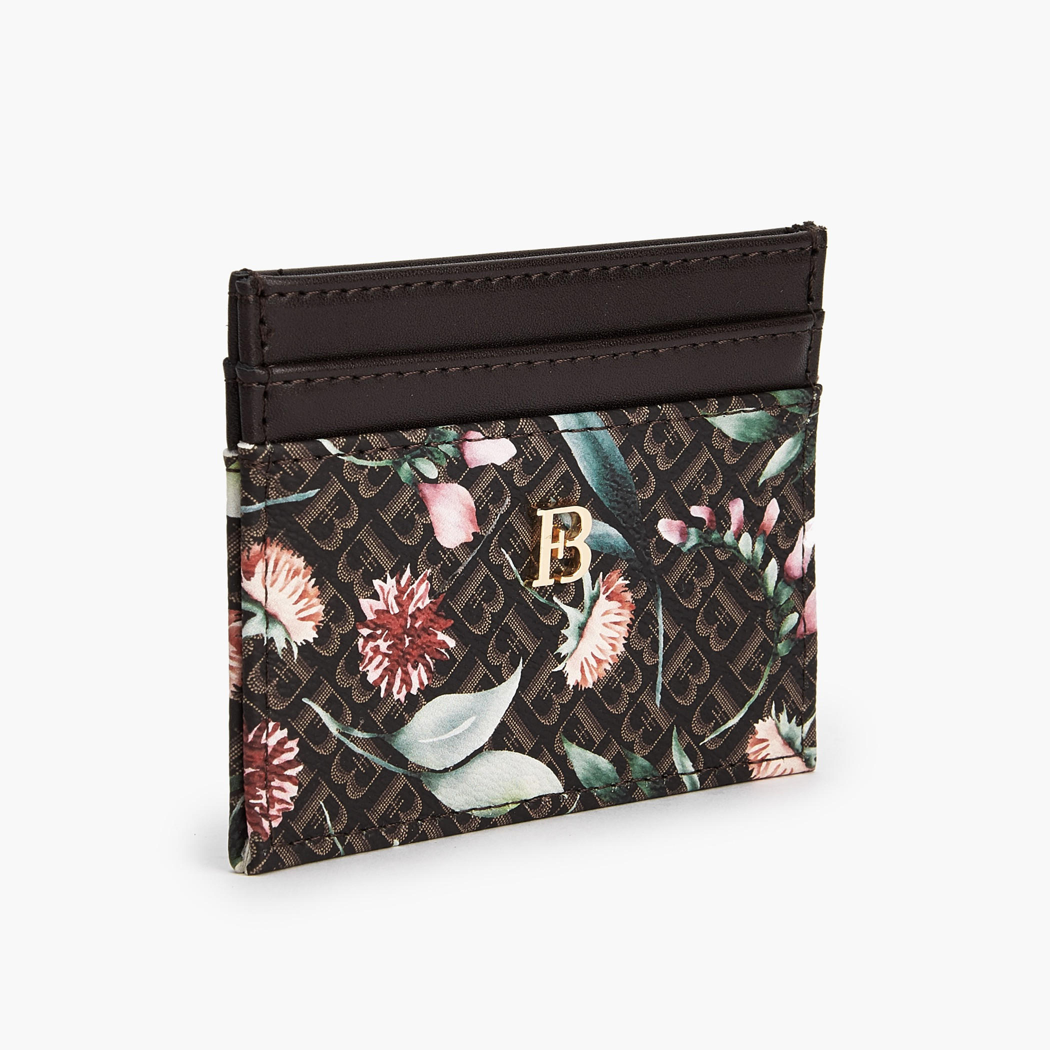 Flora Bella Monogram Print Card Holder-women-bagsandwallets-wallets-image-2