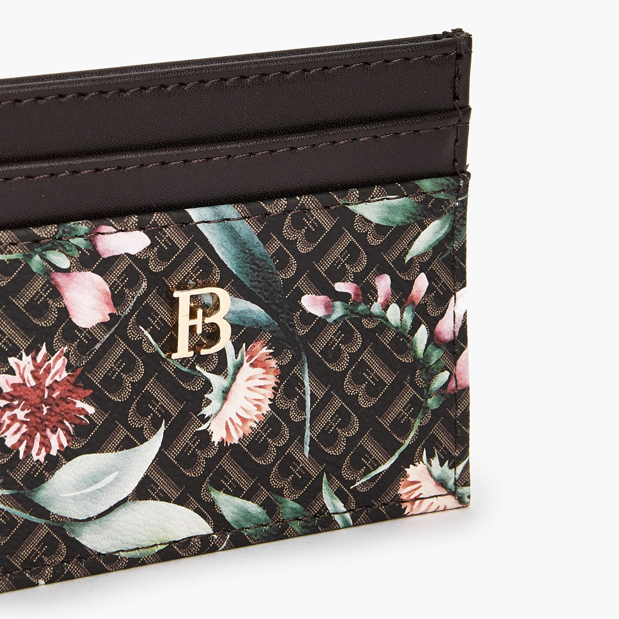 Flora Bella Monogram Print Card Holder-women-bagsandwallets-wallets-image-3