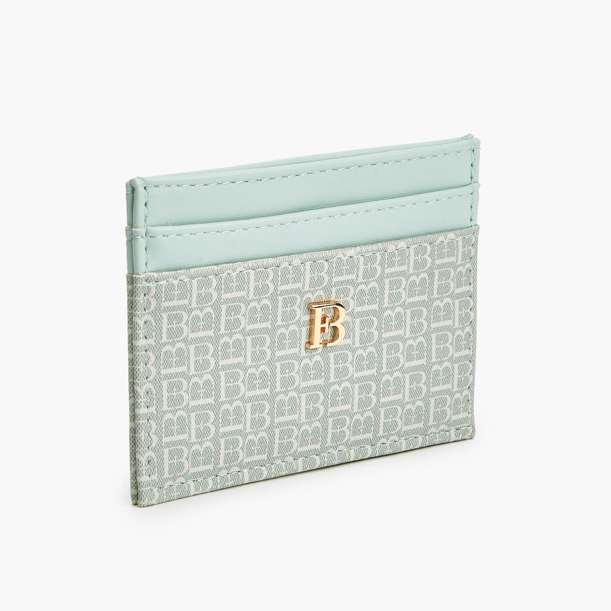 Flora Bella Monogram Print Card Holder-women-bagsandwallets-wallets-image-2