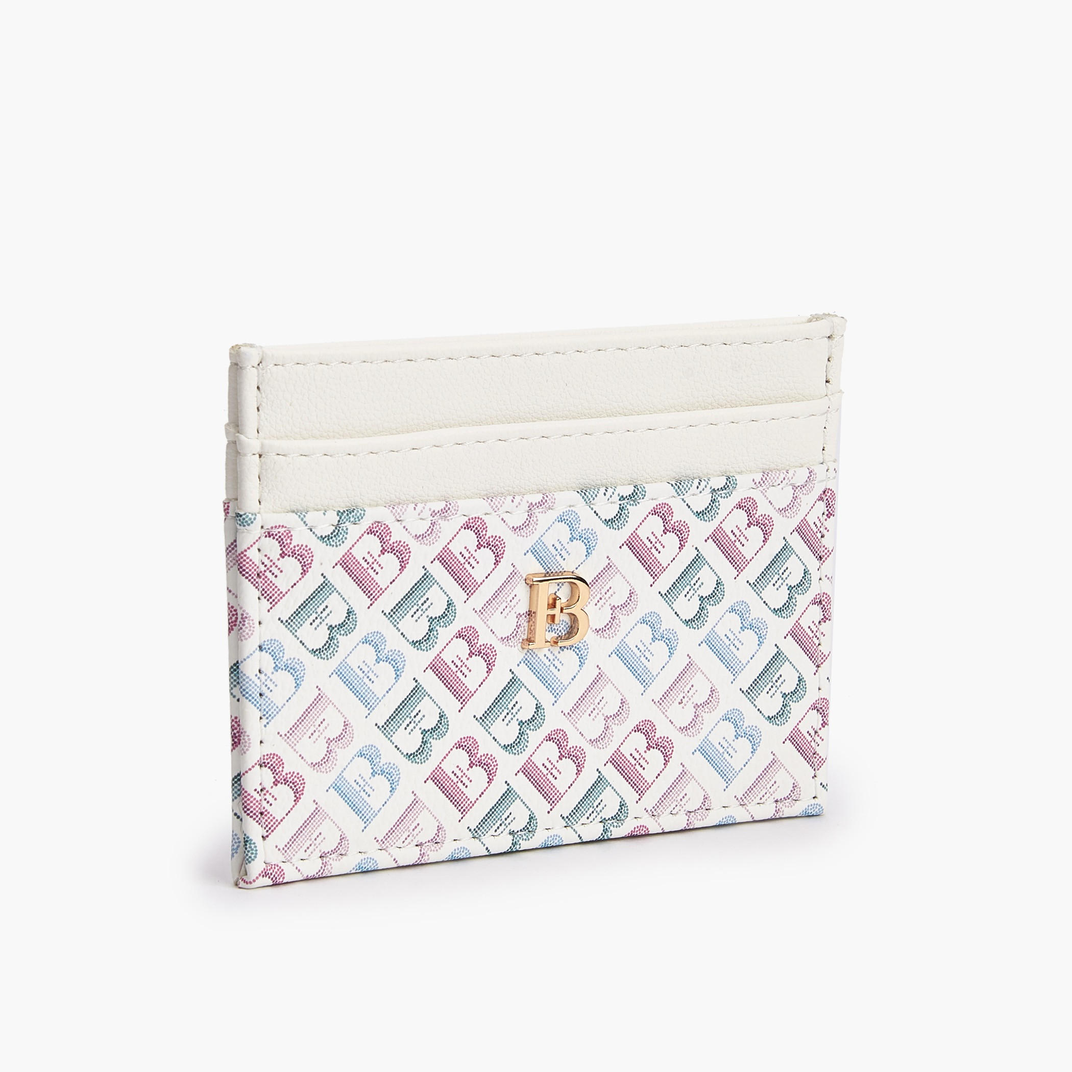 Flora Bella Monogram Print Card Holder-women-bagsandwallets-wallets-image-2
