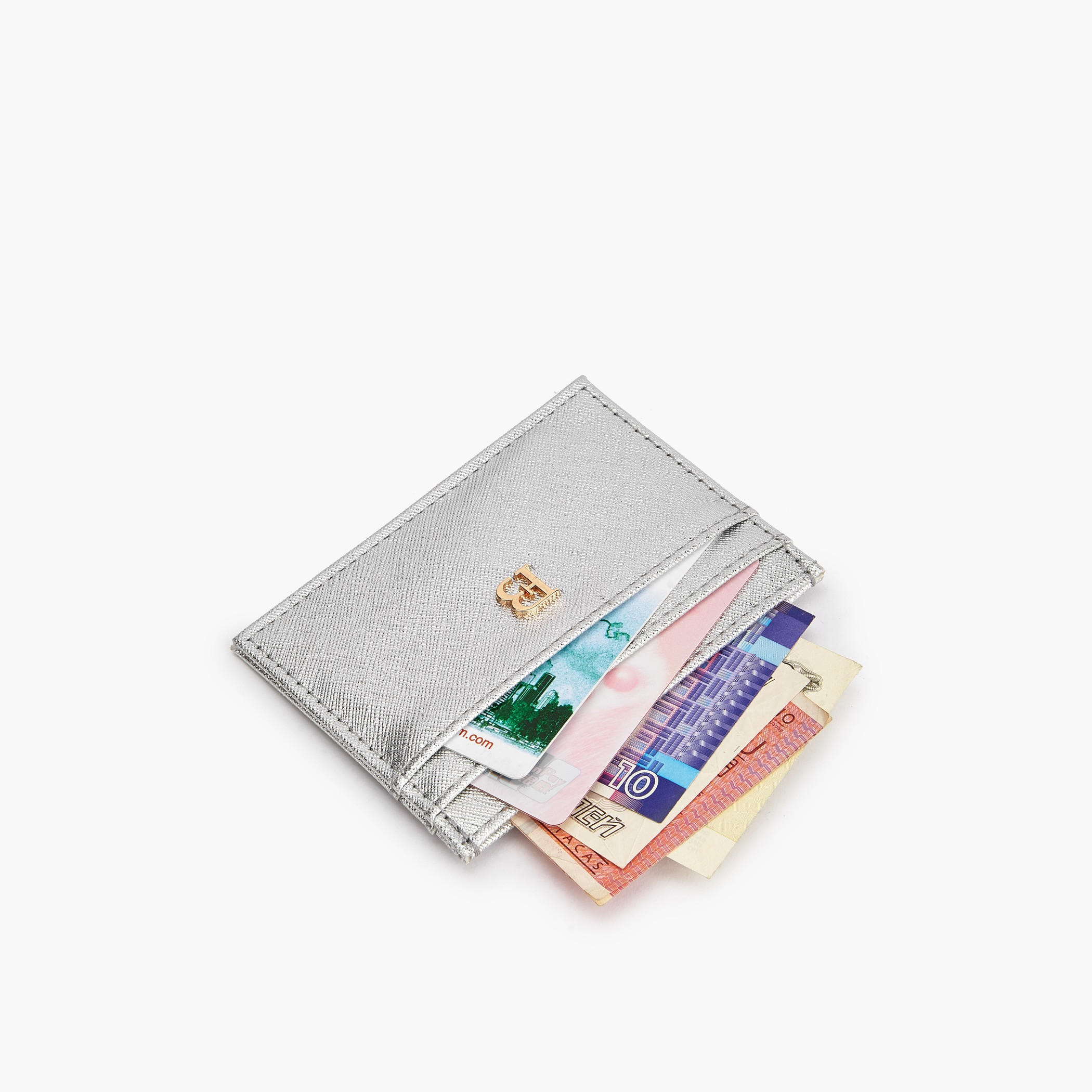 Flora Bella Metallic Accent Card Holder-women-bagsandwallets-wallets-image-7