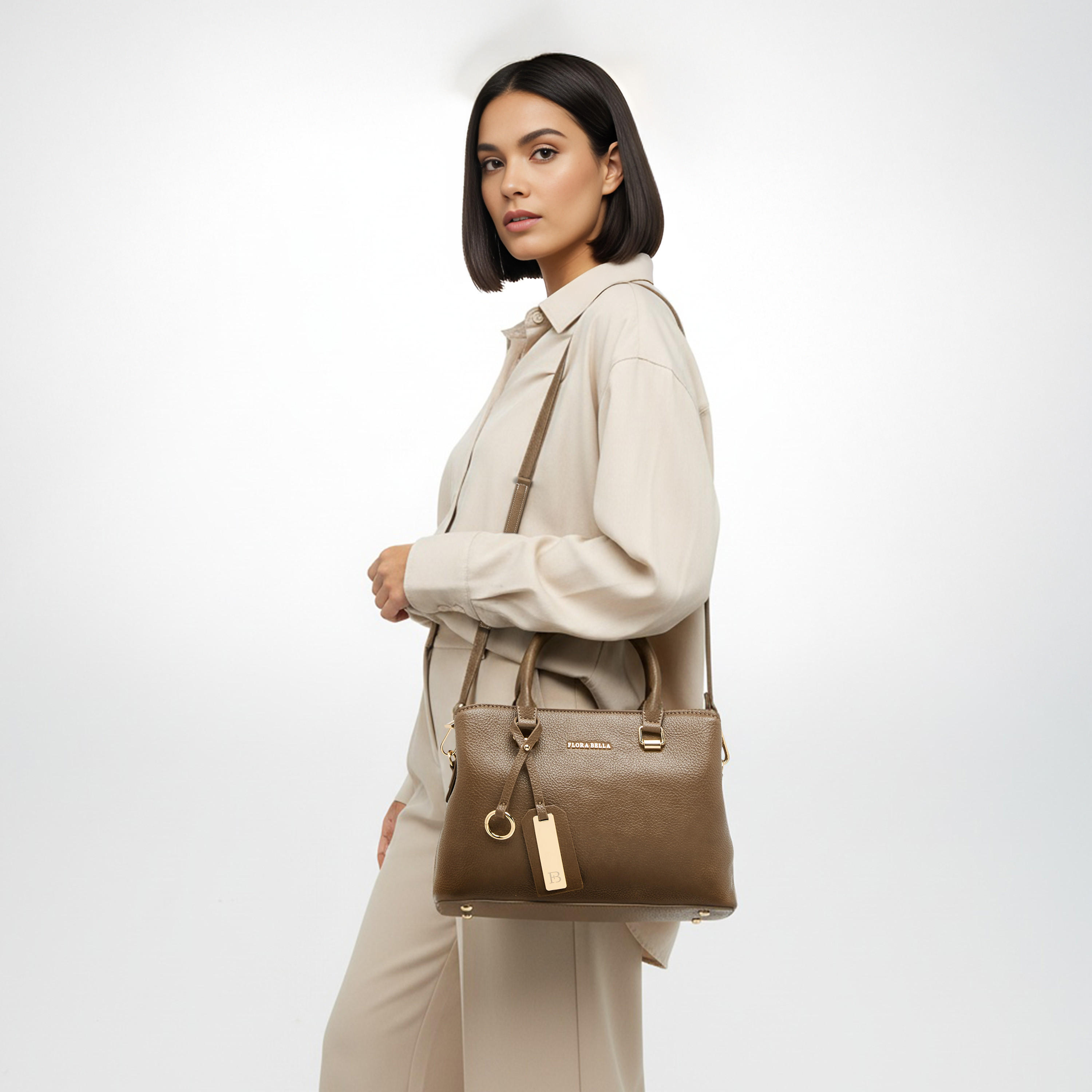 شنطة توتي سادة بحزام قابل للفصل من فلورا بيلا-women-bagsandwallets-handbags-image-2