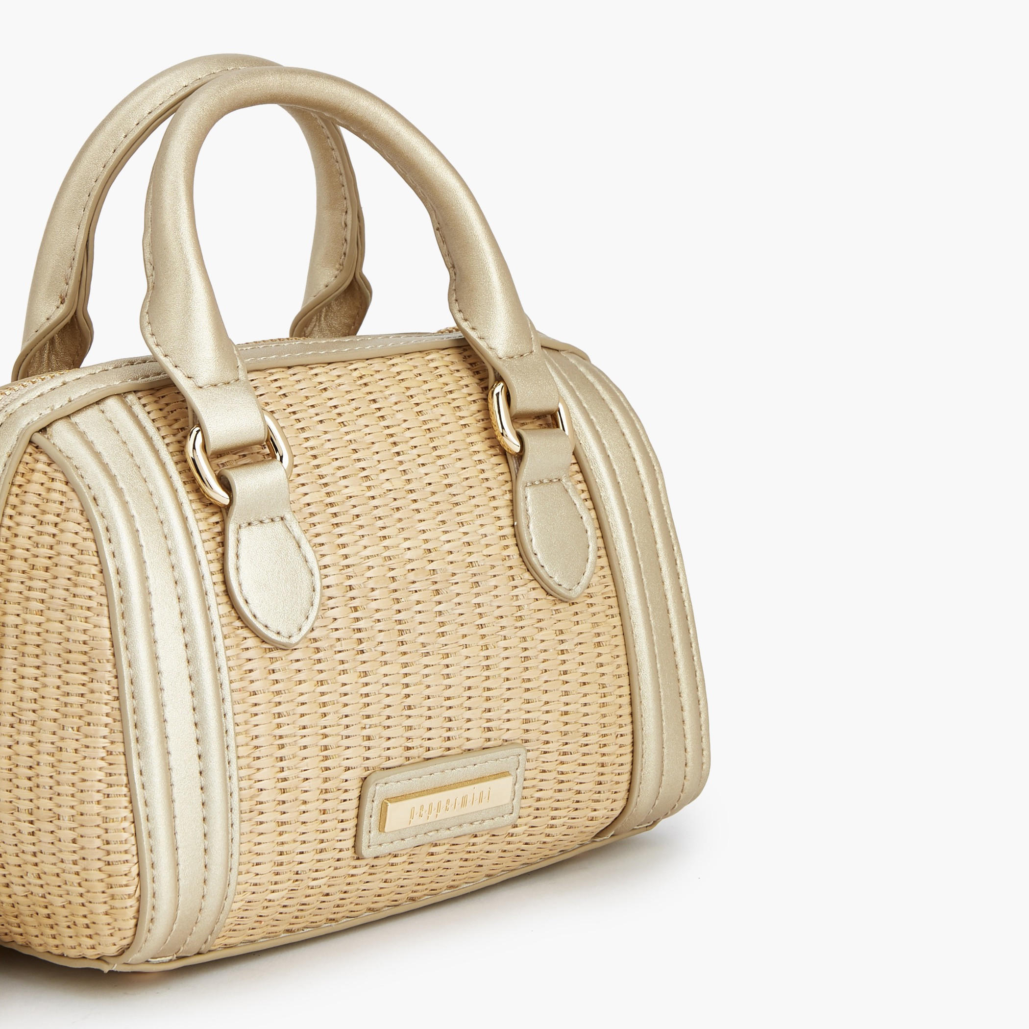 Peppermint Textured Crossbody Bag with Double Handle-women-bagsandwallets-handbags-image-4