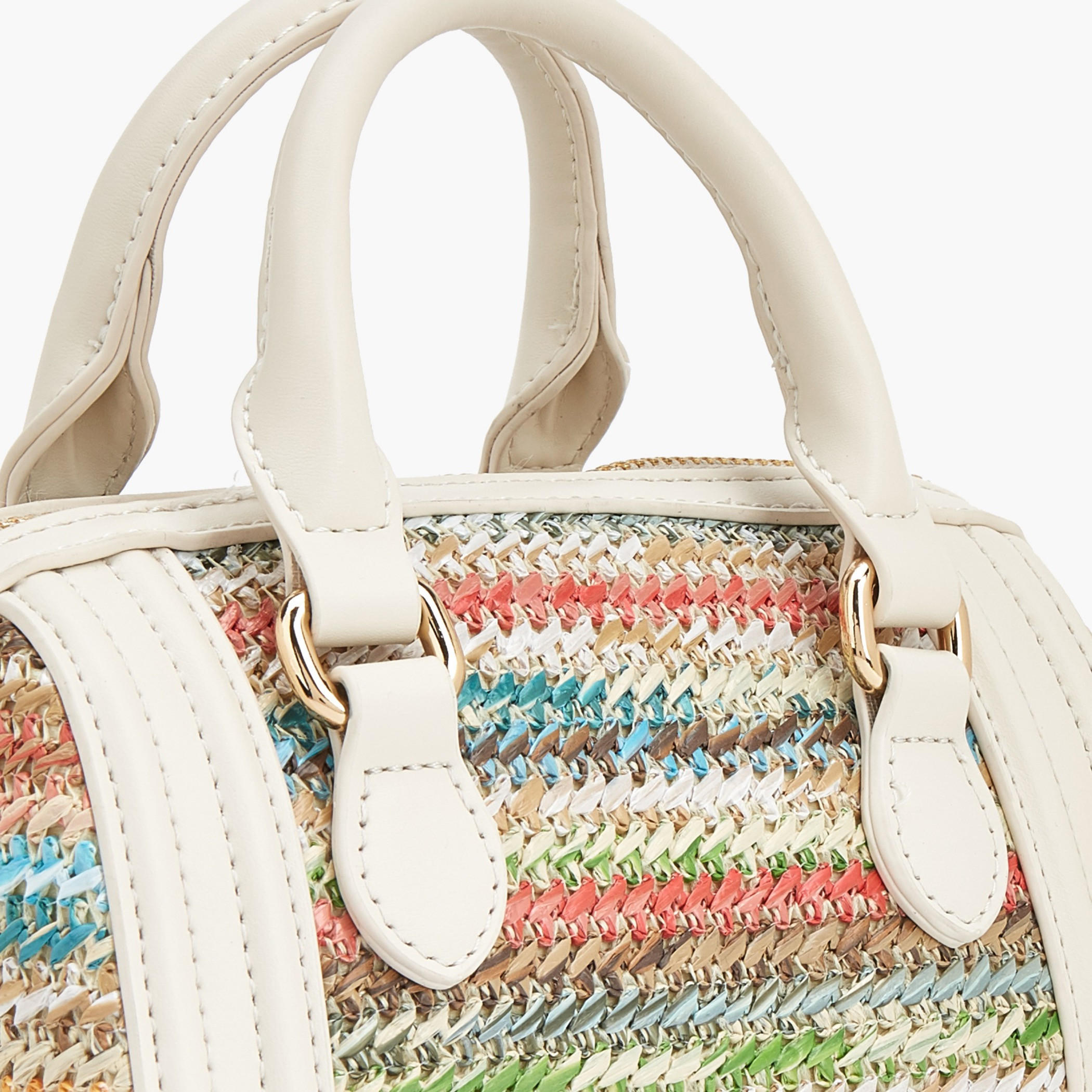 Peppermint Textured Crossbody Bag with Double Handle-women-bagsandwallets-handbags-image-4