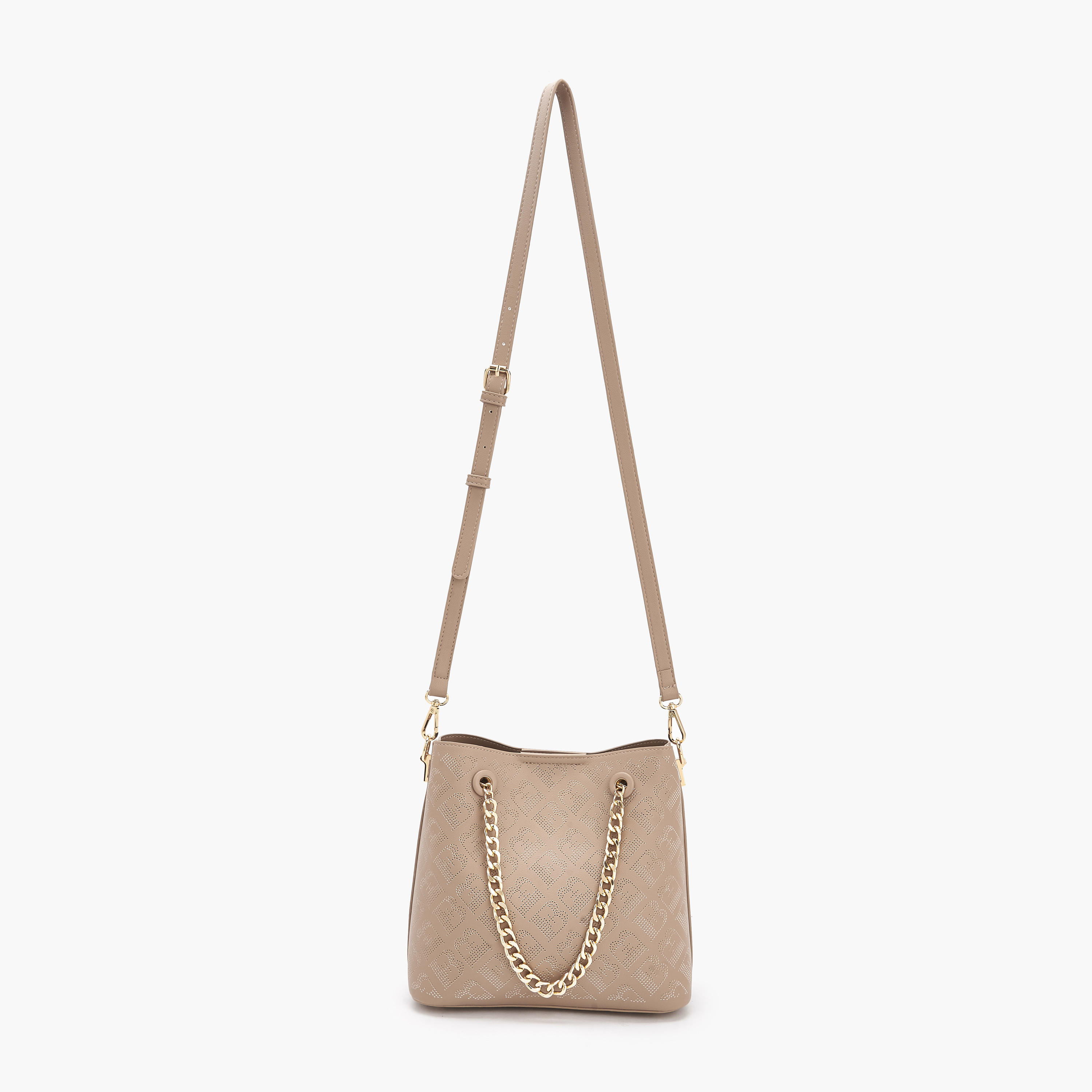 Flora Bella Laser Cut Shoulder Bag with Chain Strap-women-bagsandwallets-handbags-image-8