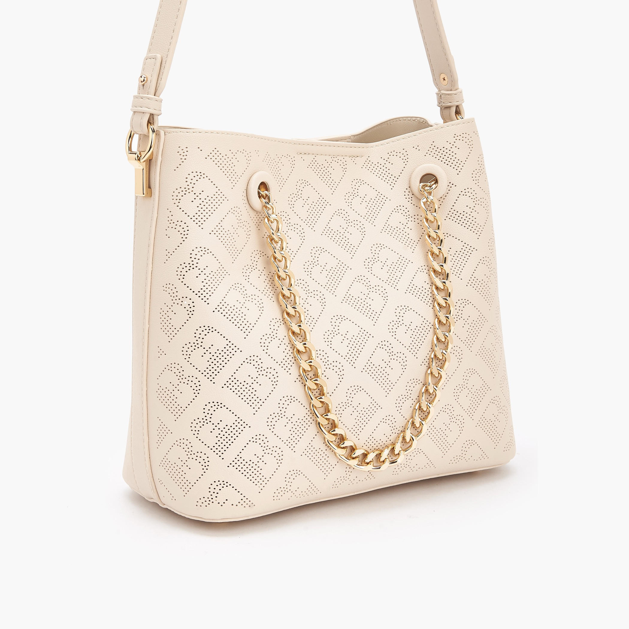 Flora Bella Laser Cut Shoulder Bag with Chain Strap-women-bagsandwallets-handbags-image-5