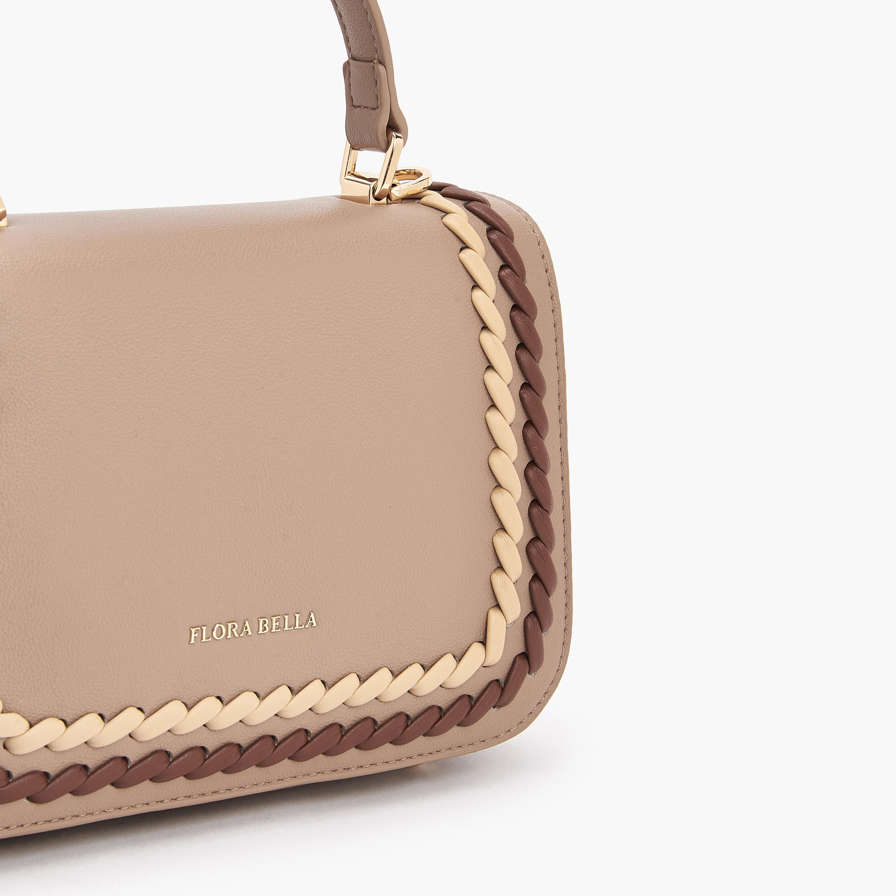 شنطة سلينج مضفّرة مع حزام قابل للفصل من فلورا بيلا-women-bagsandwallets-handbags-image-5