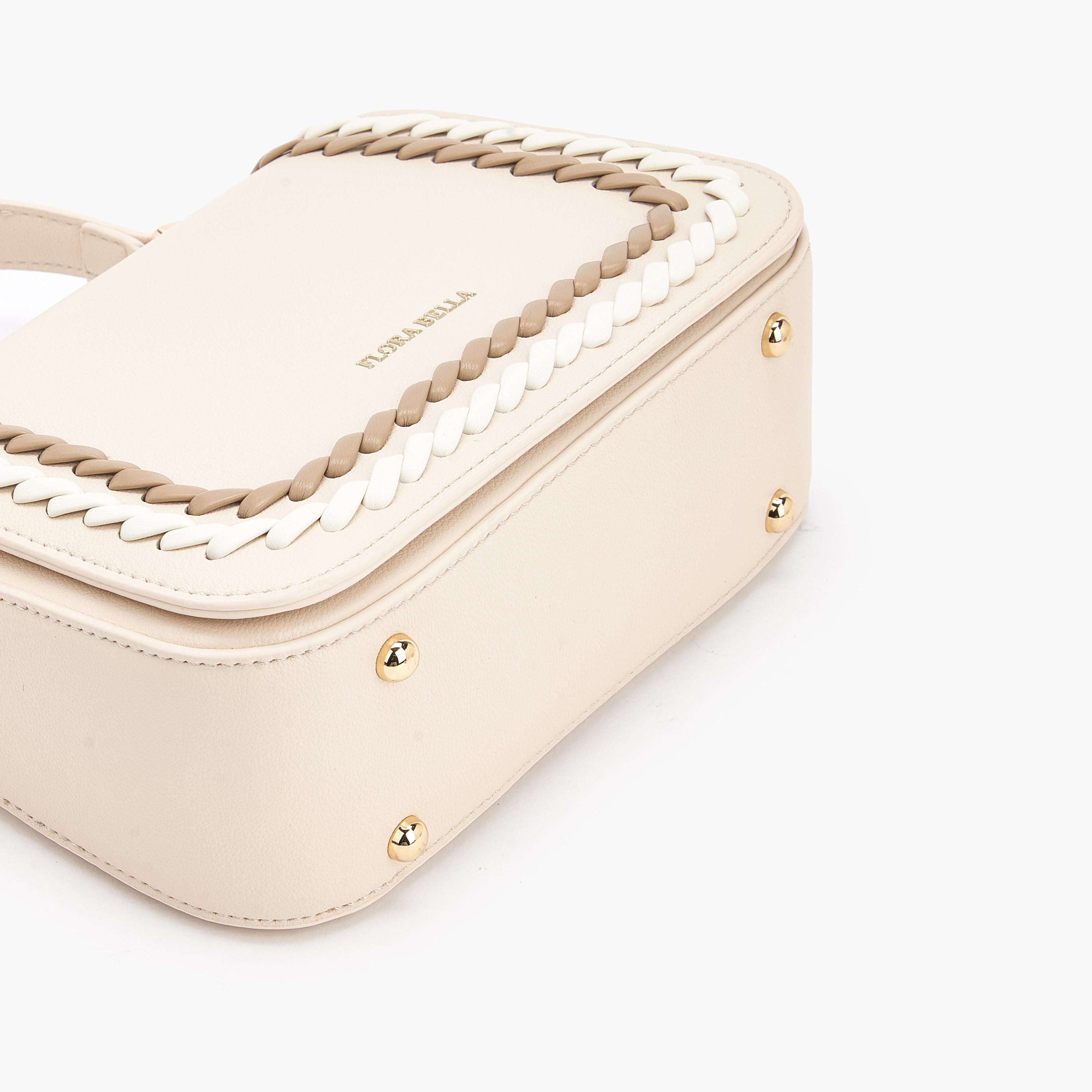 شنطة سلينج مضفّرة مع حزام قابل للفصل من فلورا بيلا-women-bagsandwallets-handbags-image-7