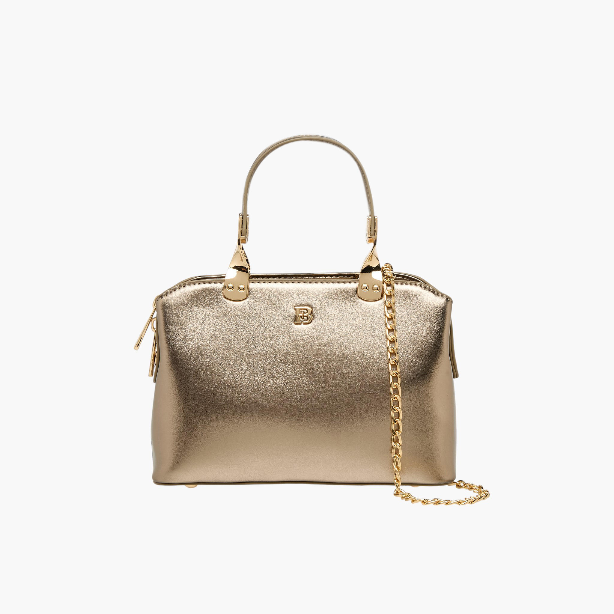 Flora Bella Metallic Tote Bag with Detachable Chain Strap-women-bagsandwallets-handbags-image-1