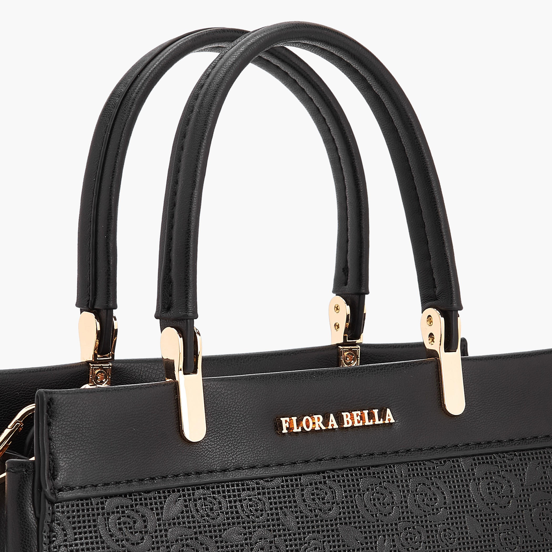 شنطة توتي بنقوش شعار وحزام قابل للفصل من فلورا بيلا-women-bagsandwallets-handbags-image-6