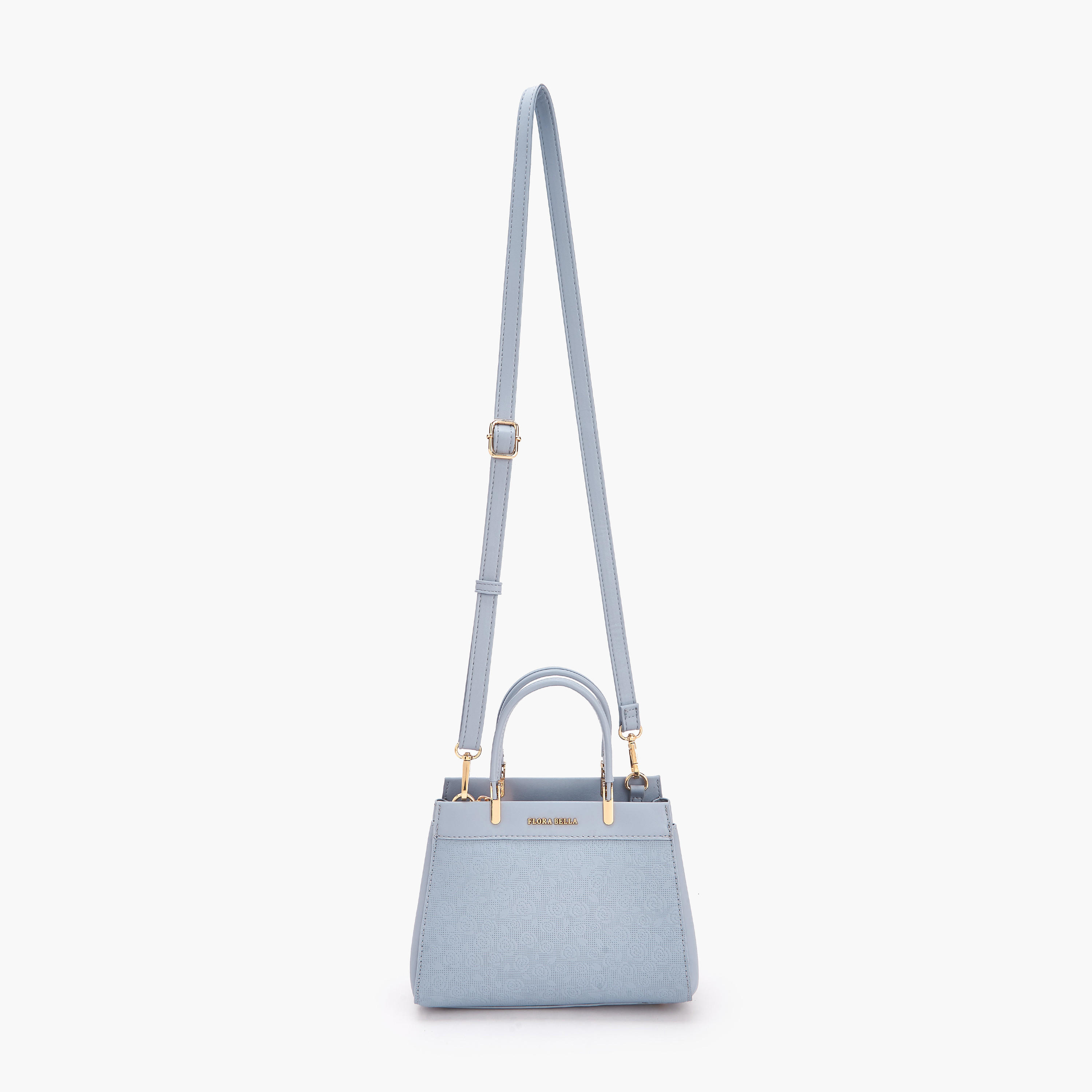 Flora Bella Logo Embossed Tote Bag with Detachable Strap-women-bagsandwallets-handbags-image-3