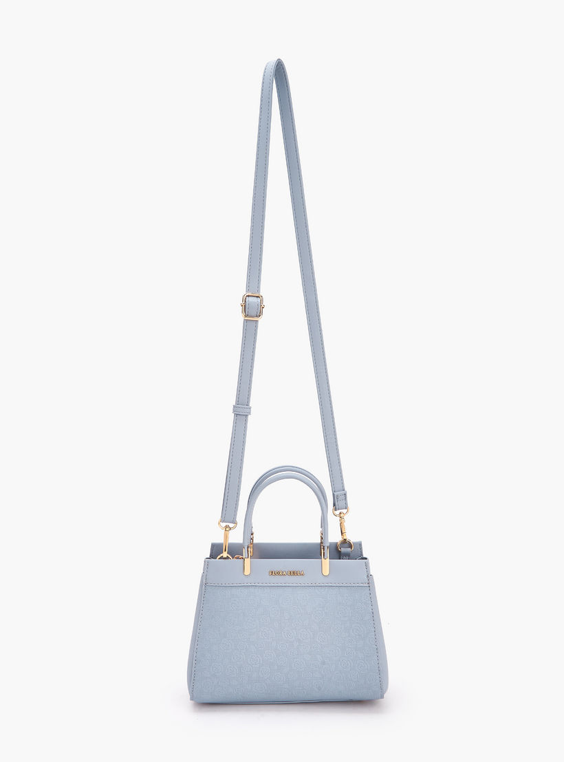 شنطة توتي بنقوش شعار وحزام قابل للفصل من فلورا بيلا-women-bagsandwallets-handbags-image-3