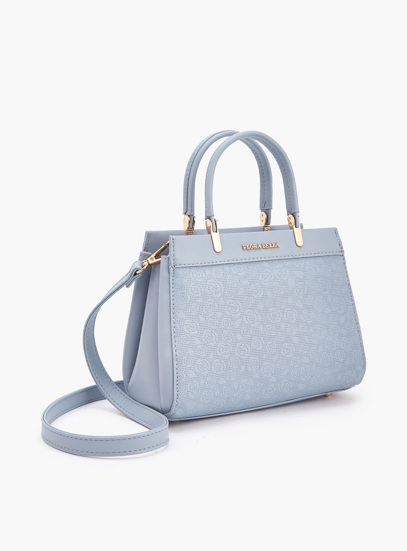 شنطة توتي بنقوش شعار وحزام قابل للفصل من فلورا بيلا-women-bagsandwallets-handbags-image-4