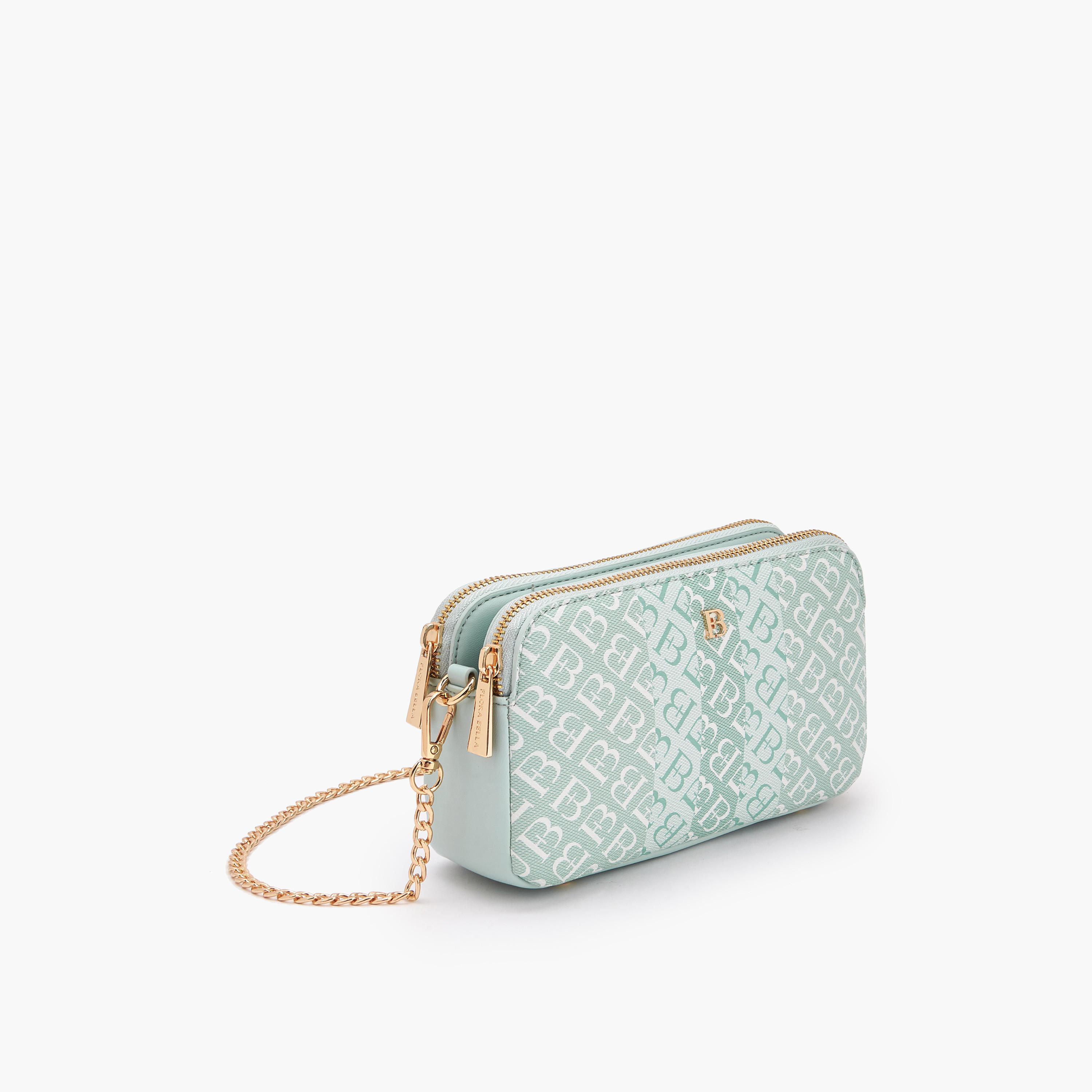 شنطة كروس بودي بطبعات مونوجرام مع حزام سلسلة من فلورا بيلا-women-bagsandwallets-handbags-image-3