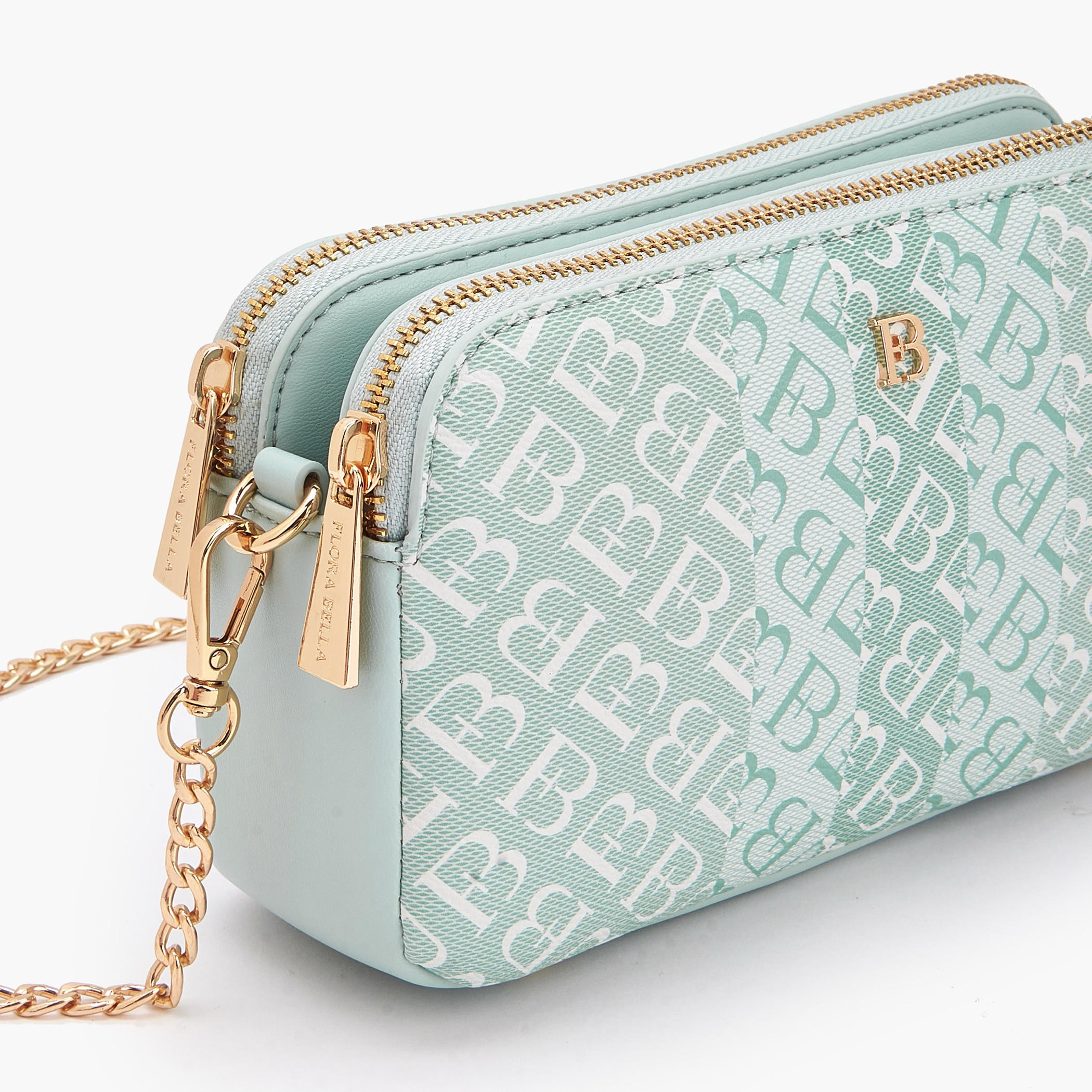 شنطة كروس بودي بطبعات مونوجرام مع حزام سلسلة من فلورا بيلا-women-bagsandwallets-handbags-image-4