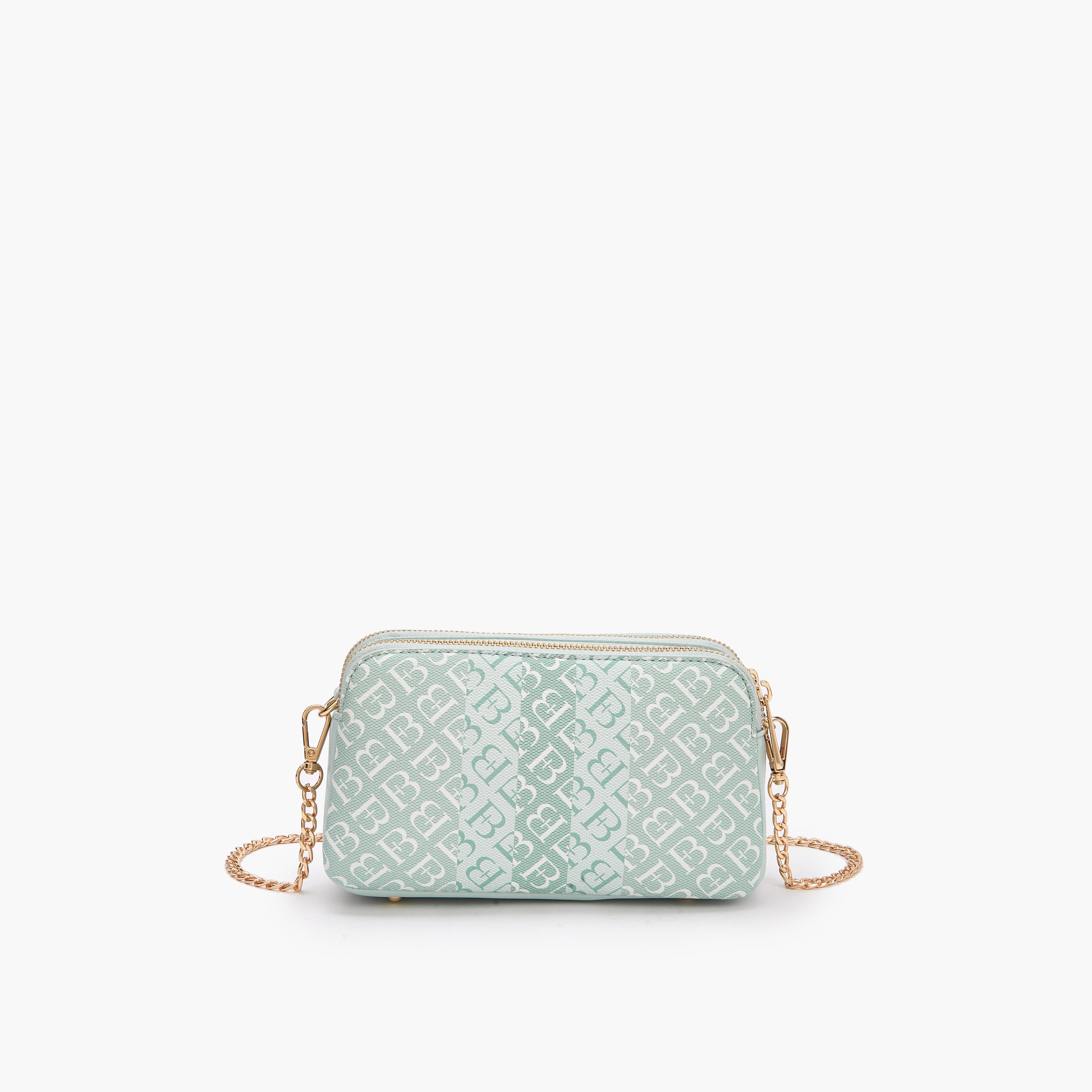 شنطة كروس بودي بطبعات مونوجرام مع حزام سلسلة من فلورا بيلا-women-bagsandwallets-handbags-image-5