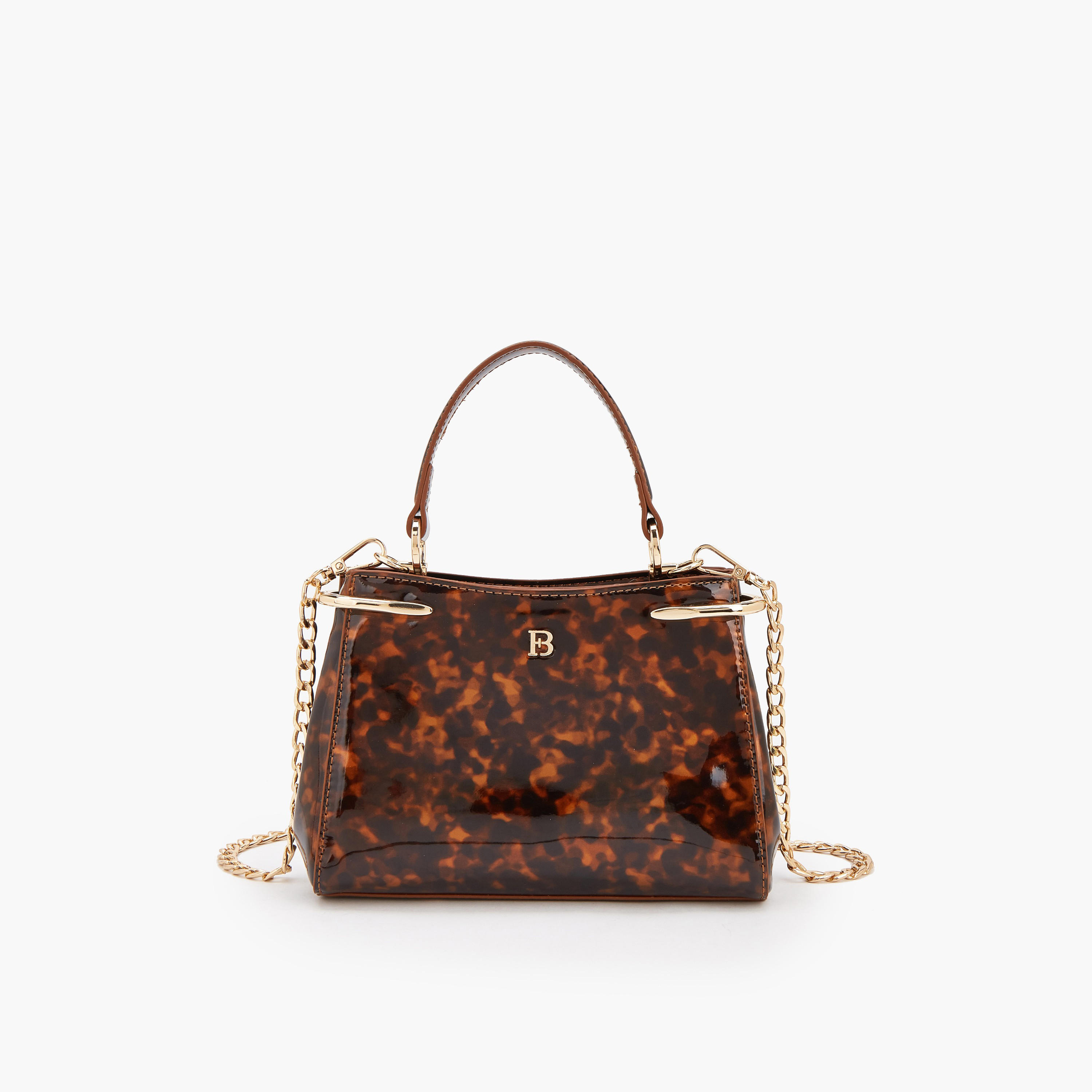 Flora Bella Printed Crossbody Bag with Chain Strap-women-bagsandwallets-handbags-image-1