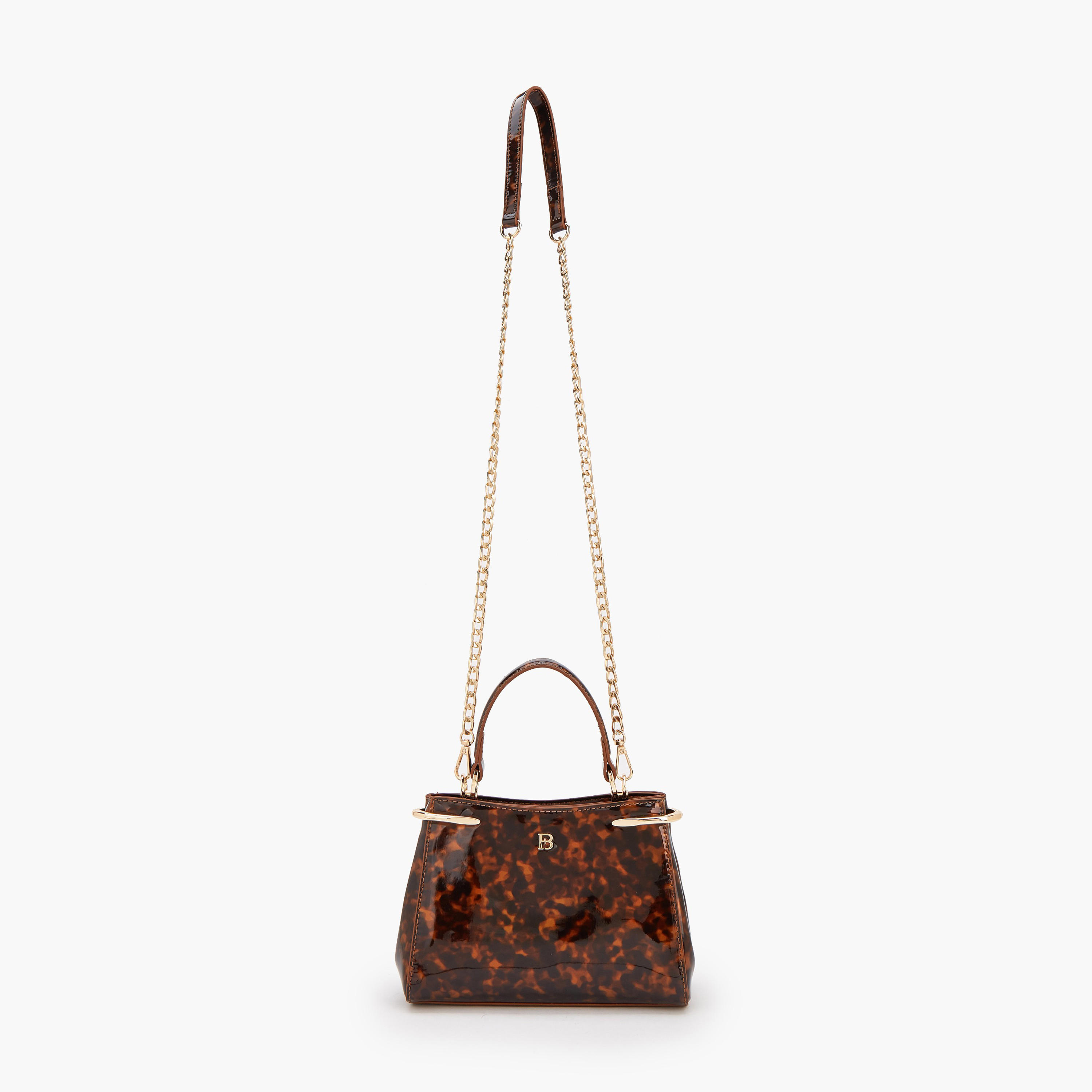 Flora Bella Printed Crossbody Bag with Chain Strap-women-bagsandwallets-handbags-image-2