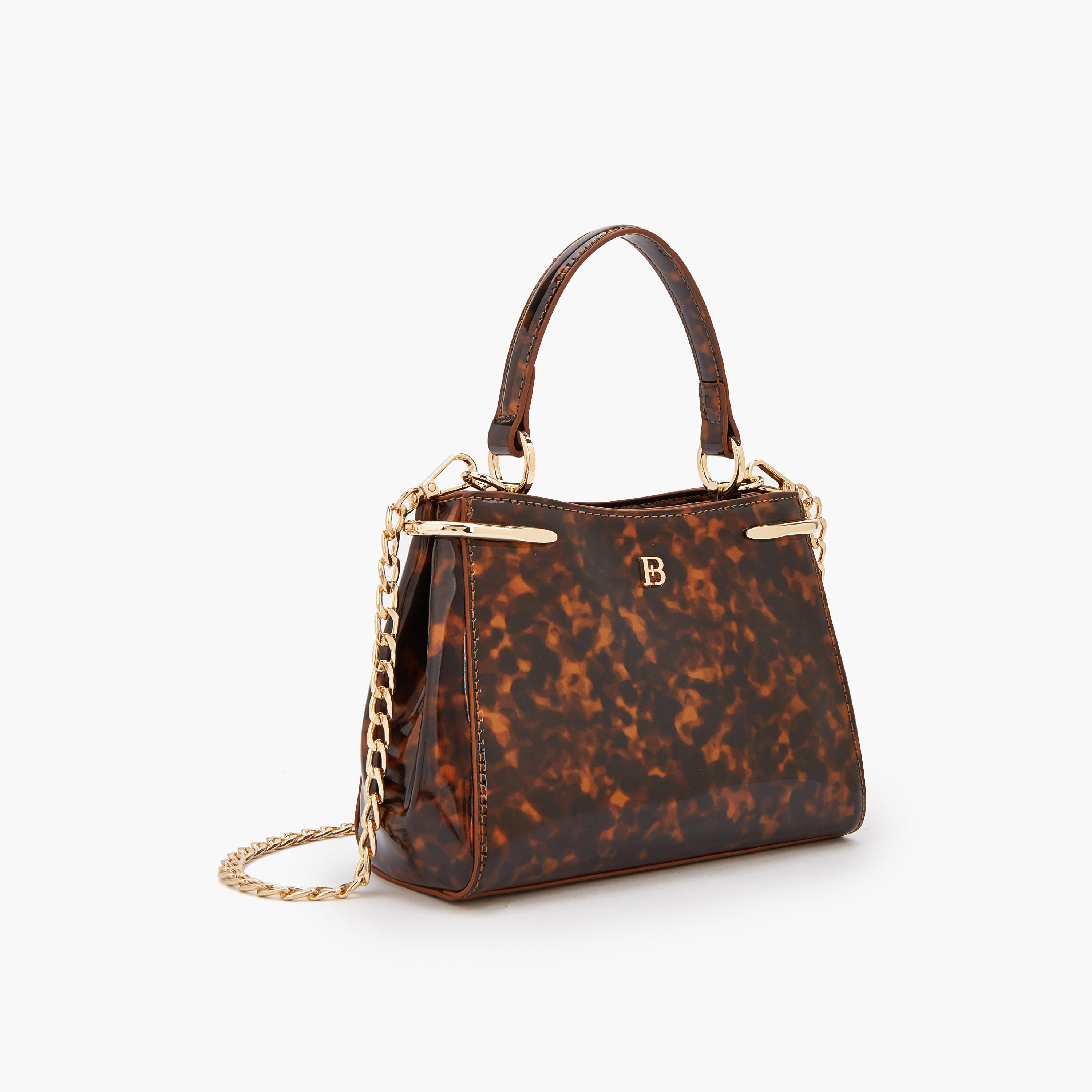 Flora Bella Printed Crossbody Bag with Chain Strap-women-bagsandwallets-handbags-image-3