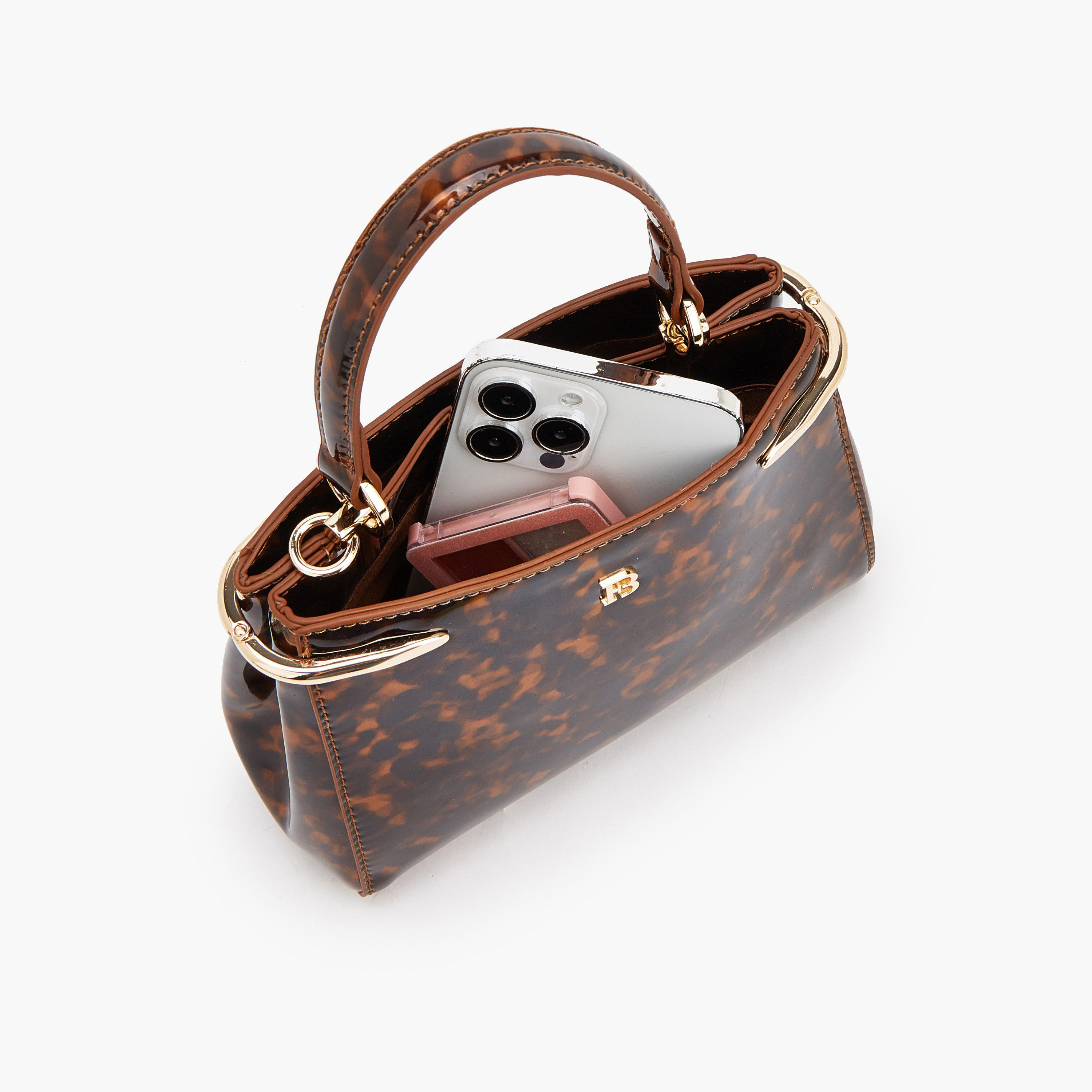 شنطة كروس بودي بحزام سلسلة وطبعات من فلورا بيلا-women-bagsandwallets-handbags-image-7