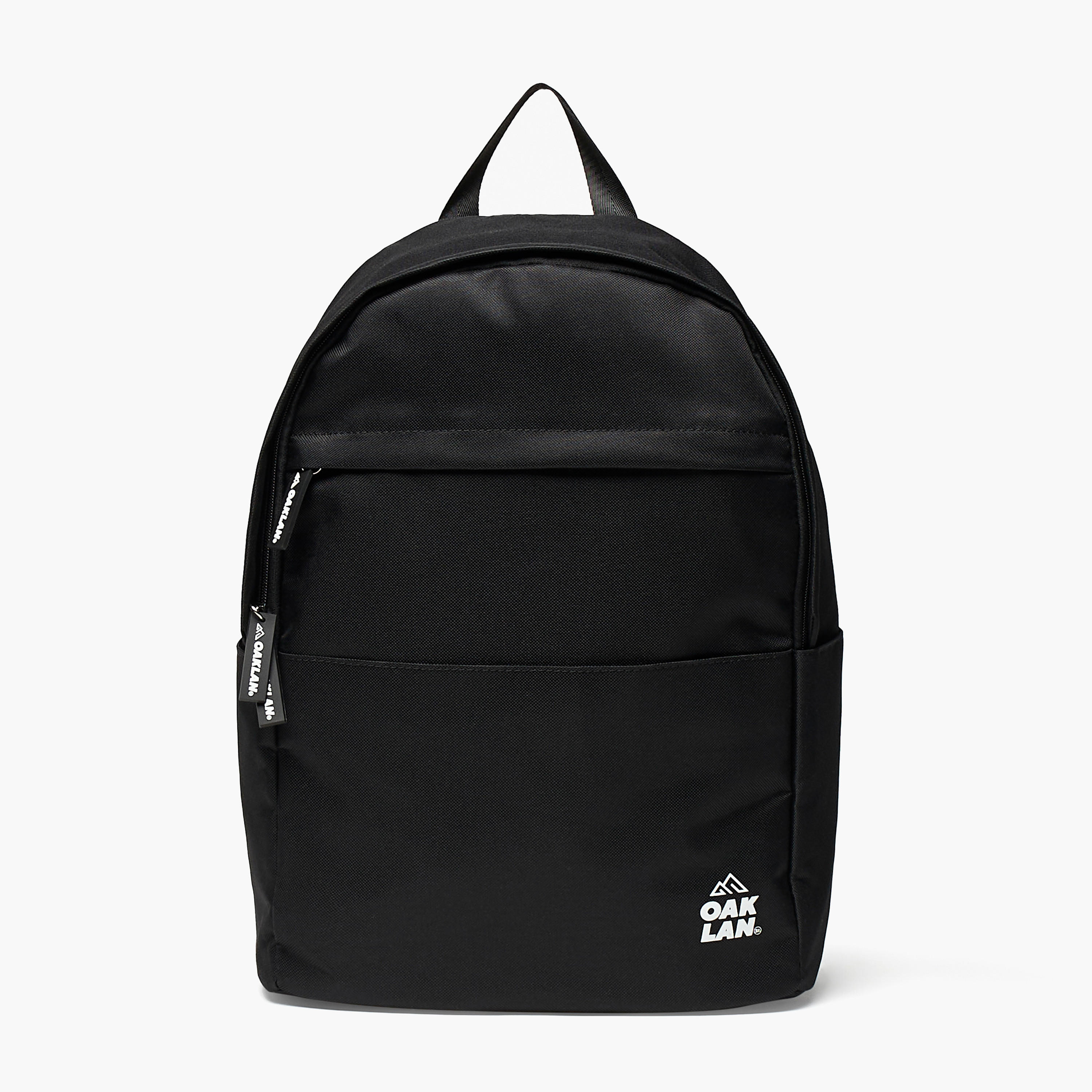 Oaklan by Shoexpress Logo Print School Backpack with Adjustable Straps - 30x16x42 cm-school-bagsandbackpacks-backpacks-image-1