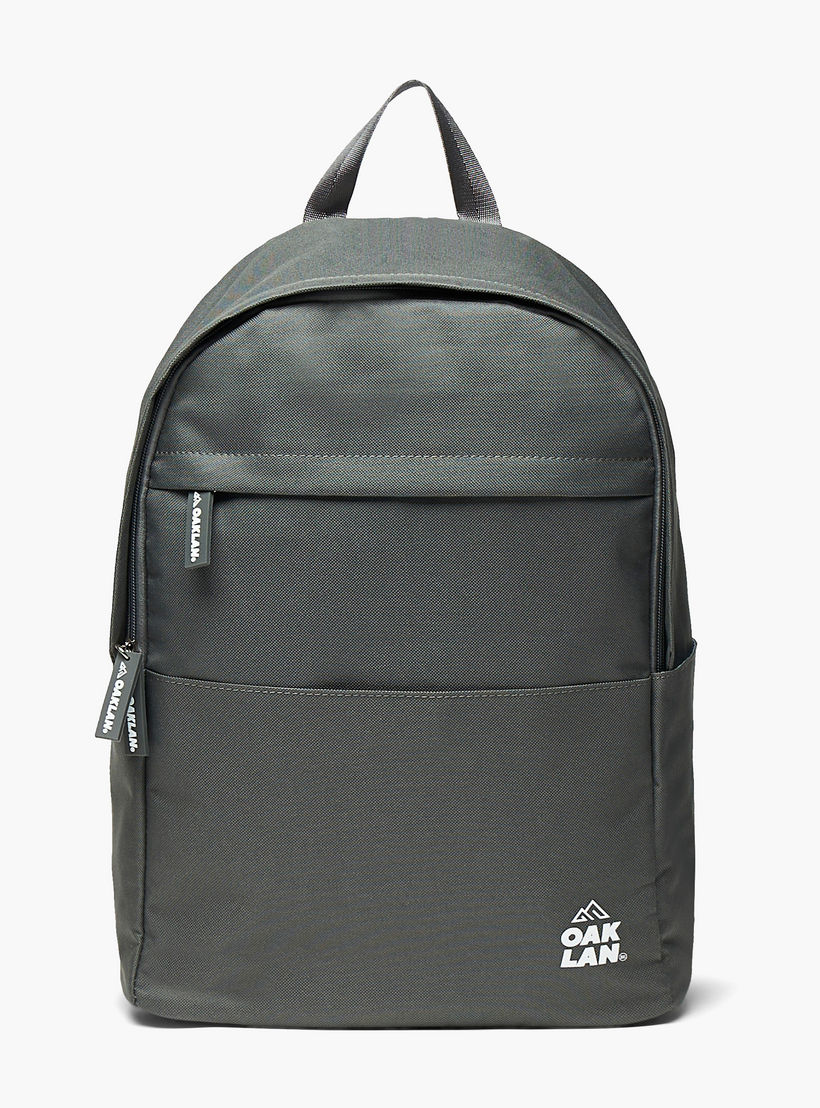 Oaklan by Shoexpress Logo Print School Backpack with Adjustable Straps - 30x16x42 cm-school-bagsandbackpacks-backpacks-image-1
