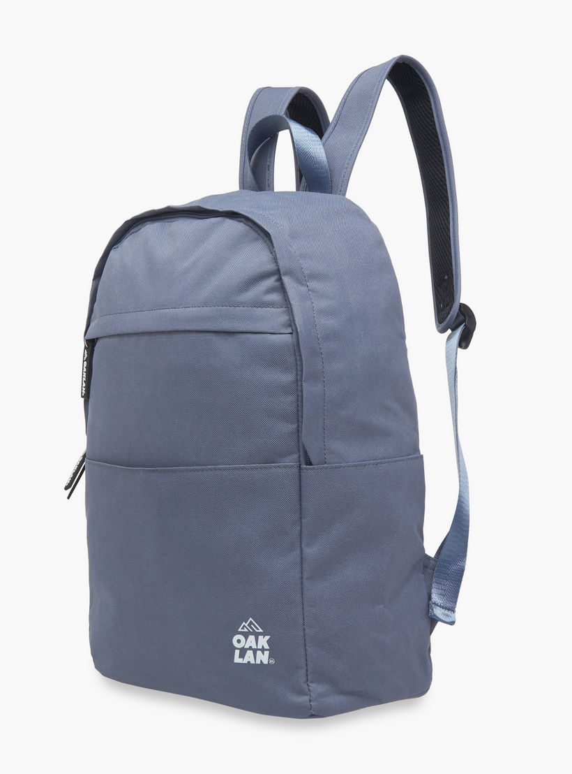 Oaklan by Shoexpress Logo Print School Backpack with Adjustable Straps - 30x16x42 cm-school-bagsandbackpacks-backpacks-image-2
