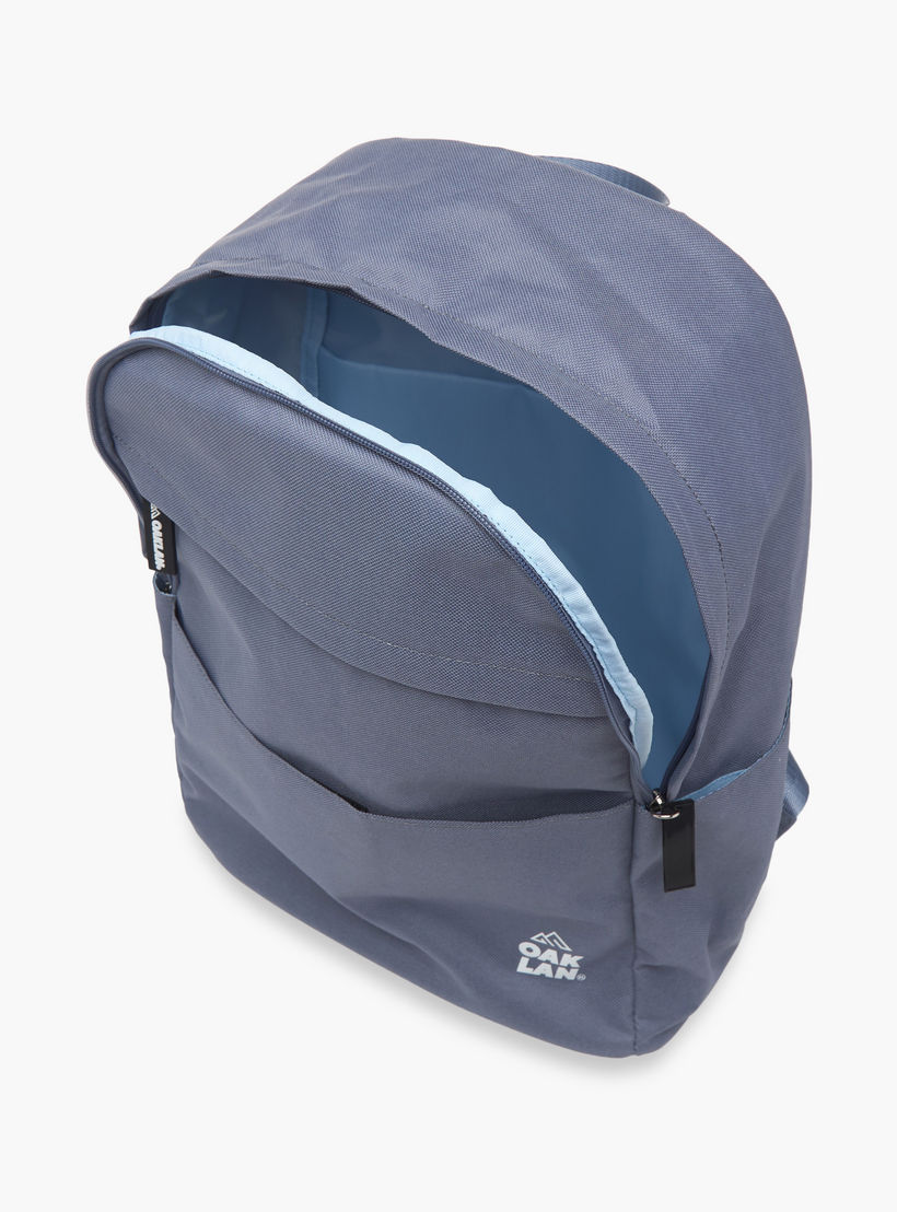 Oaklan by Shoexpress Logo Print School Backpack with Adjustable Straps - 30x16x42 cm-school-bagsandbackpacks-backpacks-image-8