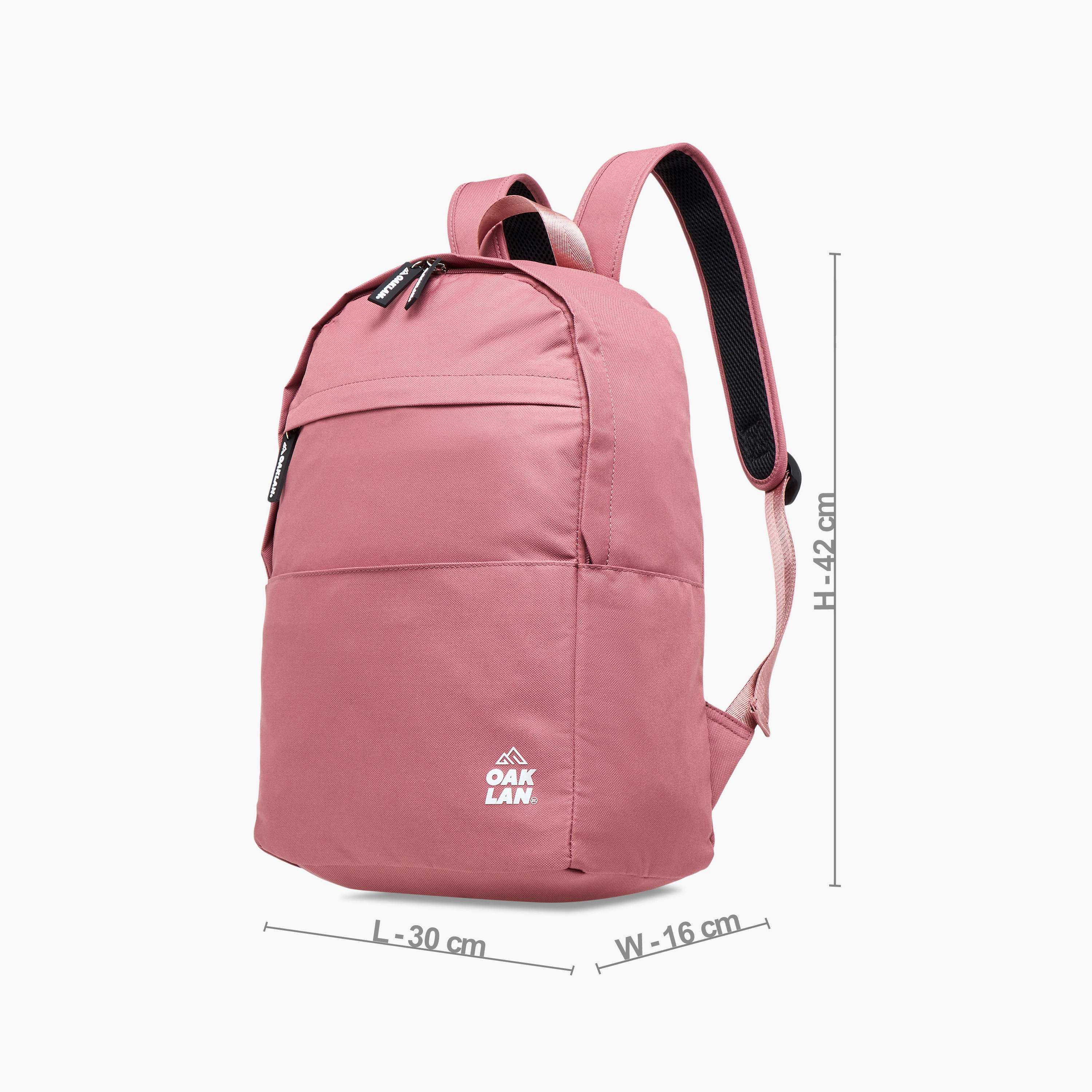 Oaklan by Shoexpress Logo Print School Backpack with Adjustable Straps - 30x16x42 cm-school-bagsandbackpacks-backpacks-image-2