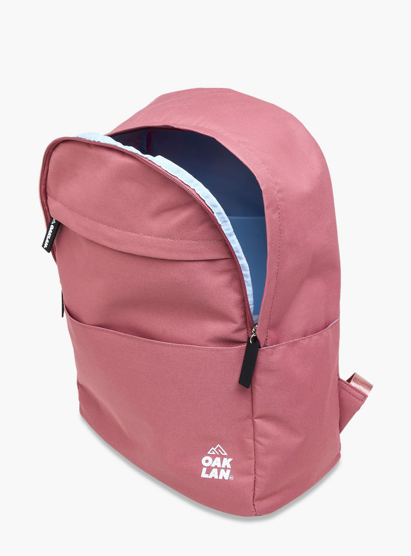 Oaklan by Shoexpress Logo Print School Backpack with Adjustable Straps - 30x16x42 cm-school-bagsandbackpacks-backpacks-image-7