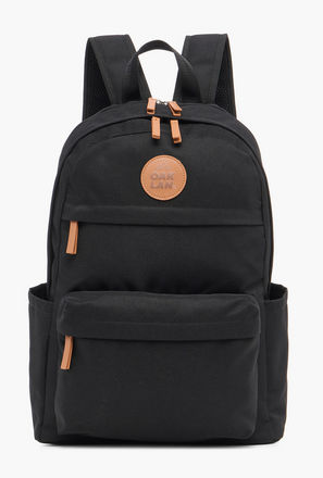 Oaklan by Shoexpress Solid School Backpack with Adjustable Straps - 40x30x15 cm-school-image-1