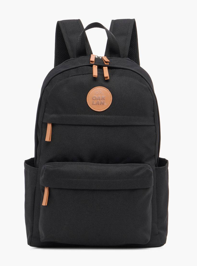 Oaklan by Shoexpress Solid School Backpack with Adjustable Straps - 40x30x15 cm-boys-accessories-bagsandbackpacks-image-1