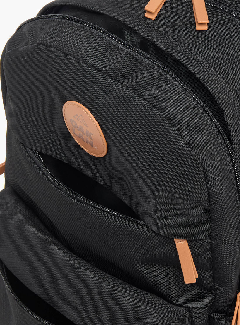 Oaklan by Shoexpress Solid School Backpack with Adjustable Straps - 40x30x15 cm-boys-accessories-bagsandbackpacks-image-6