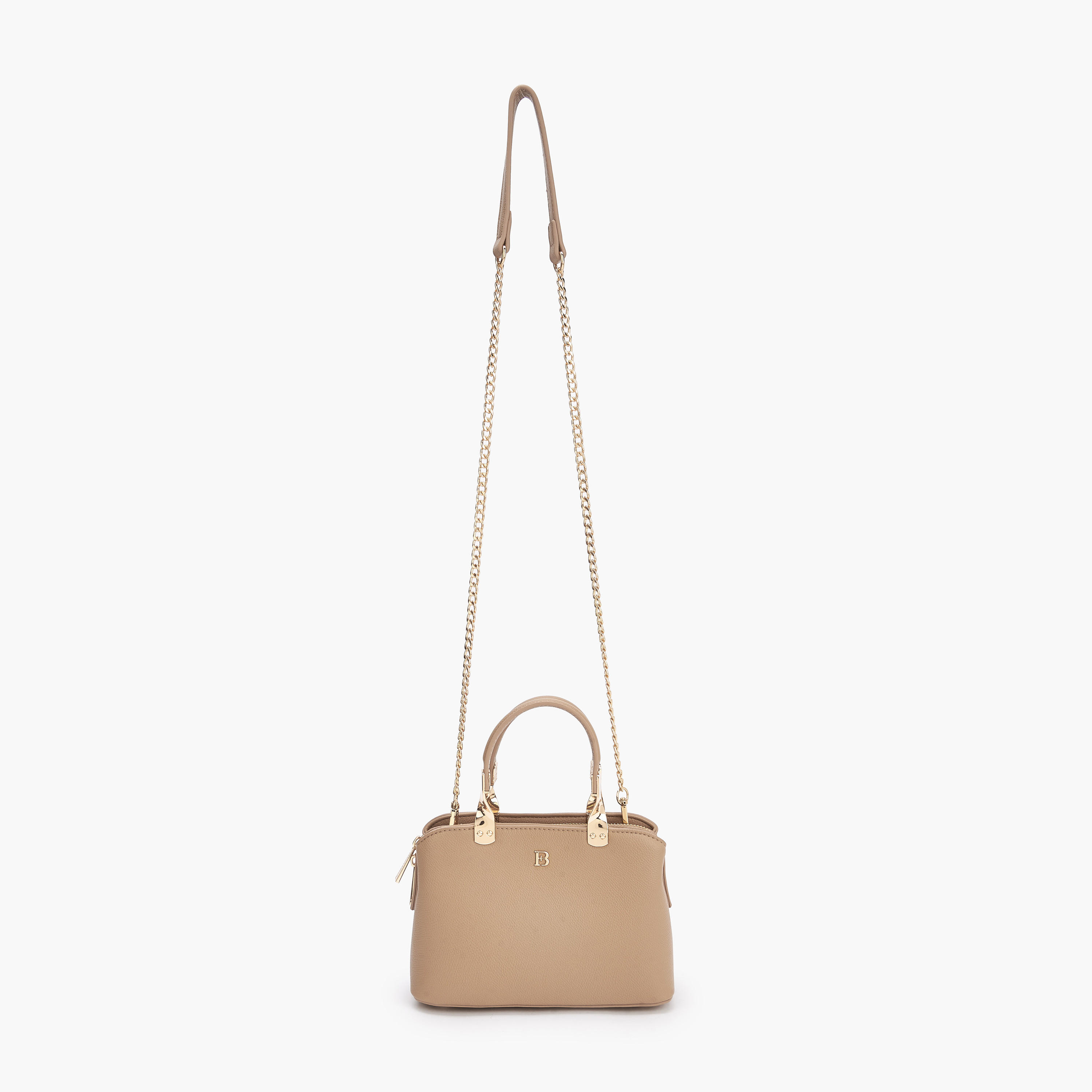 شنطة كروس بودي بشعار منقوش وحزام سلسلة من فلورا بيلا-women-bagsandwallets-handbags-image-3
