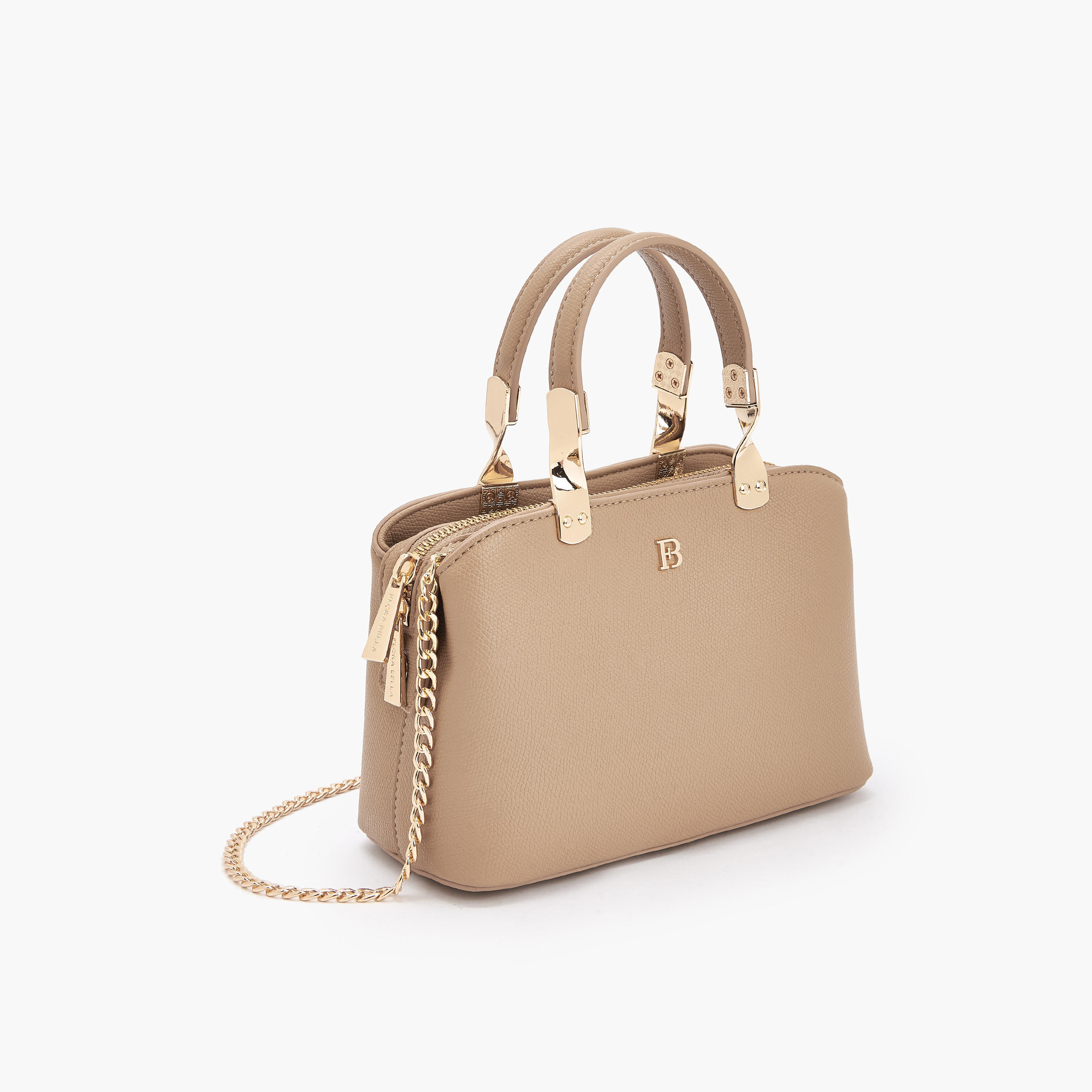 شنطة كروس بودي بشعار منقوش وحزام سلسلة من فلورا بيلا-women-bagsandwallets-handbags-image-4