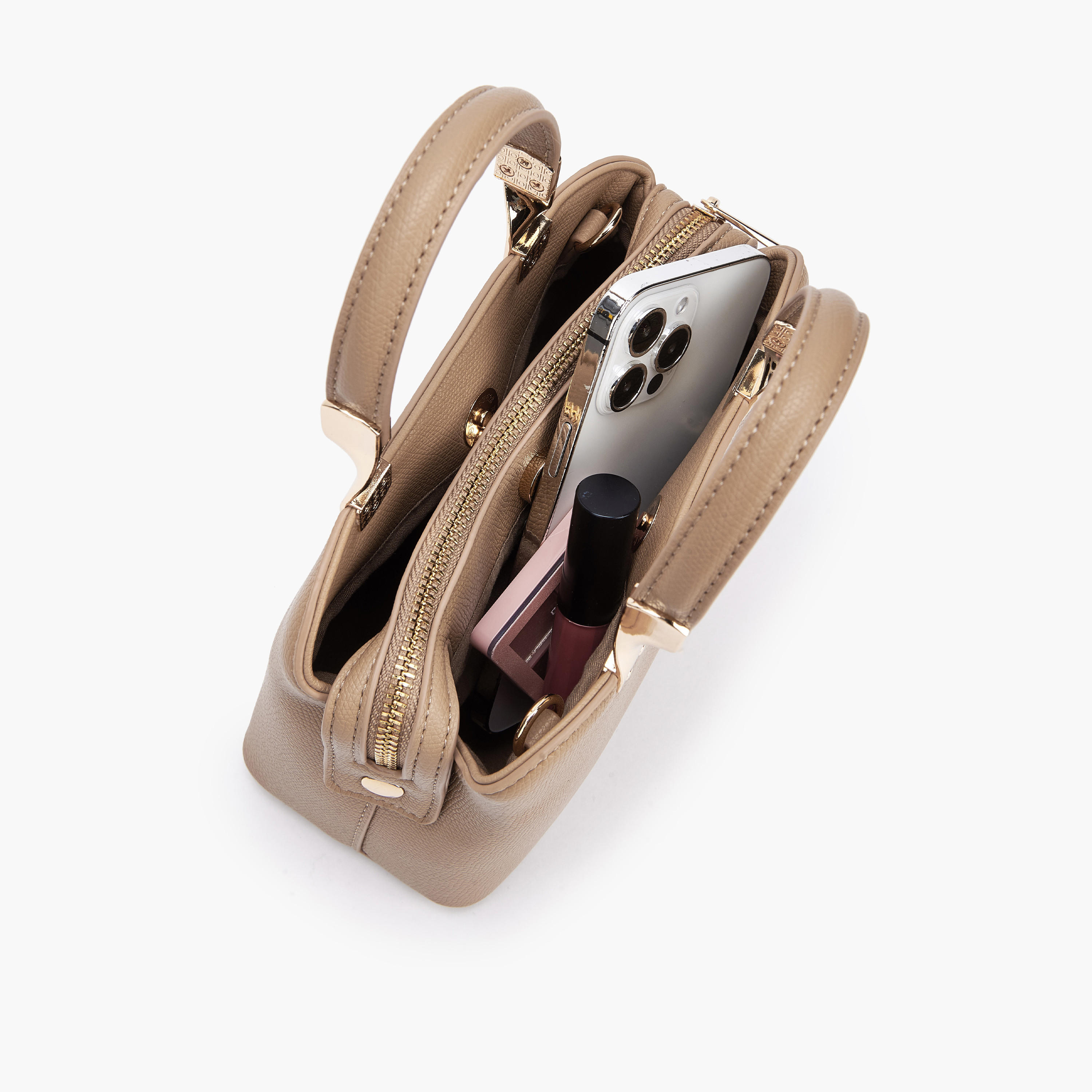 شنطة كروس بودي بشعار منقوش وحزام سلسلة من فلورا بيلا-women-bagsandwallets-handbags-image-8