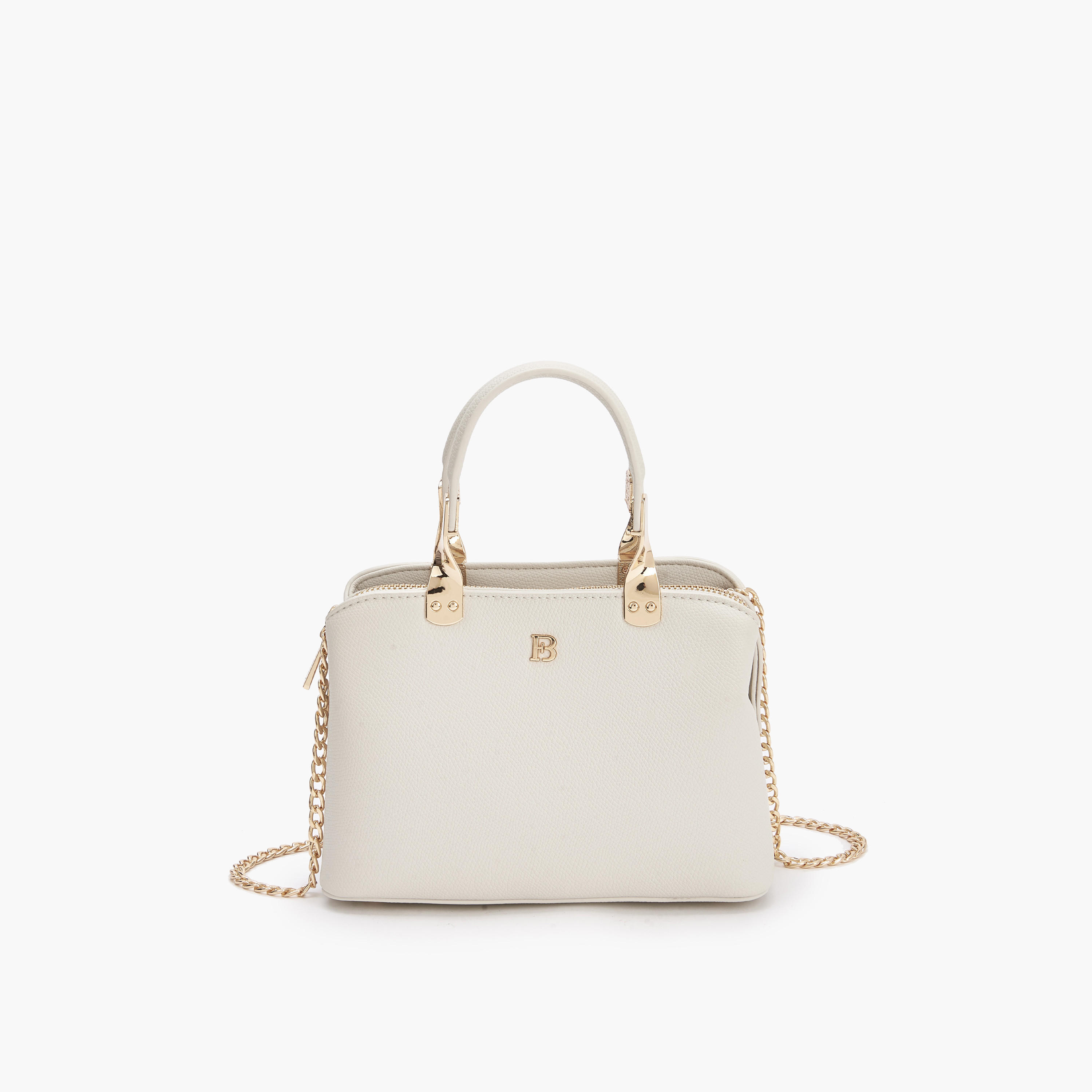 Flora Bella Logo Embossed Crossbody Bag with Chain Strap-women-bagsandwallets-handbags-image-1